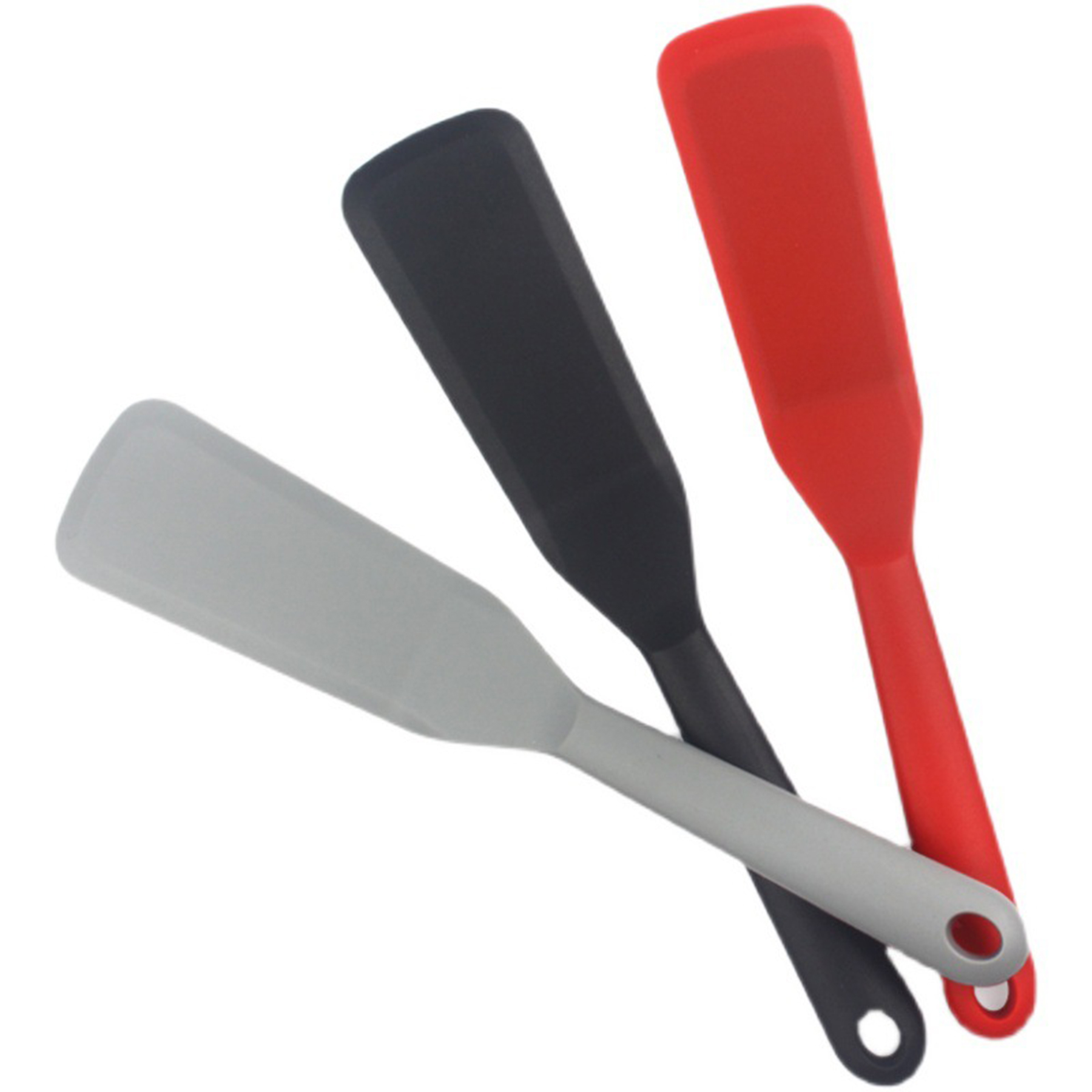 Soft Heat Resistant Cooking Silicone Spatula 4