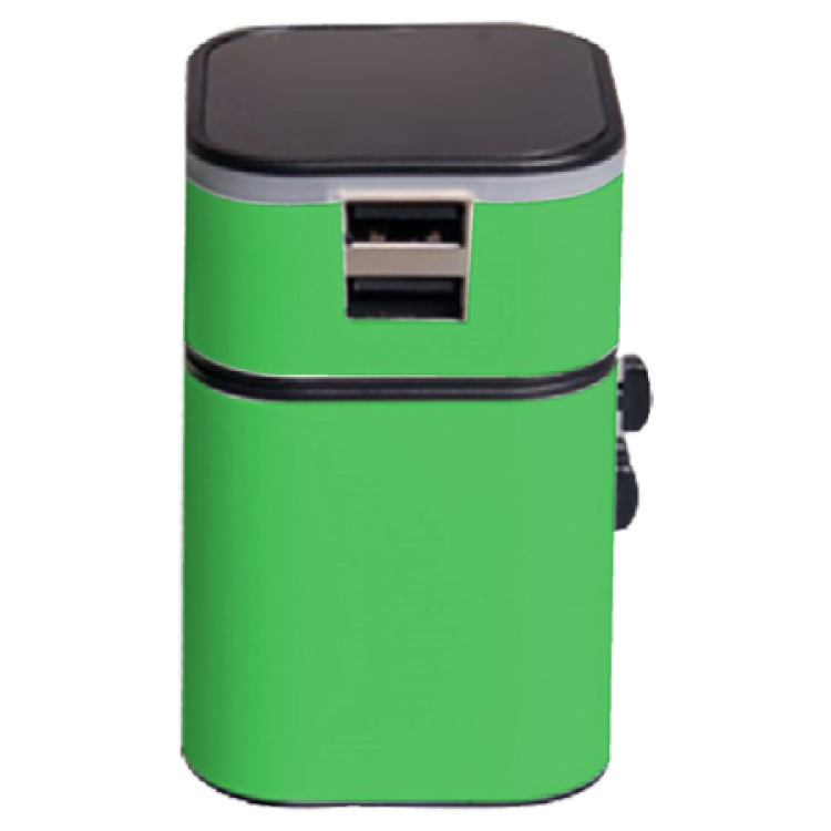 International Universal Travel Adapter with Light Up Logo 4