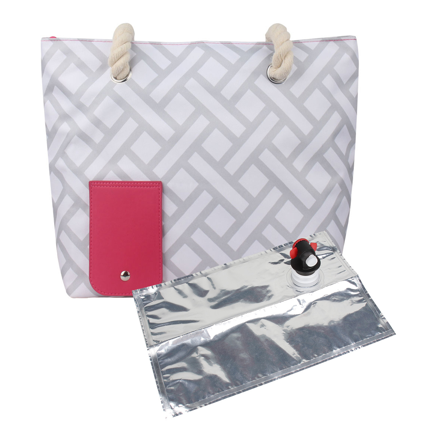 Beach Wine Leakproof Cooler Tote Bag 4