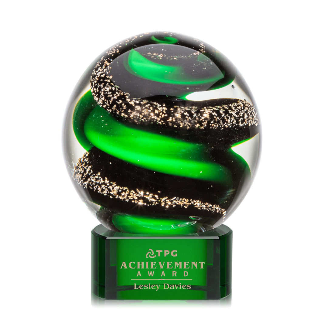 Zodiac Award on Paragon Base - Green 4