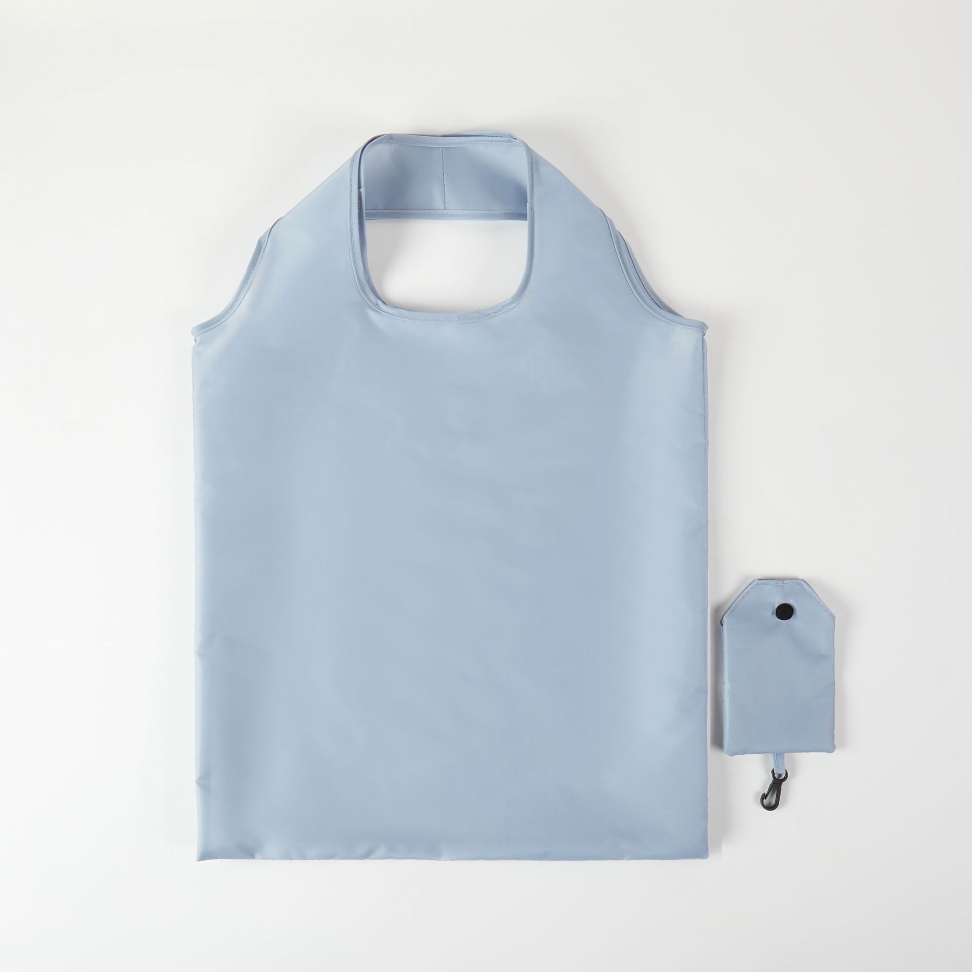 Customized portable folding shopping bag, custom tote bag with logo imprint 6