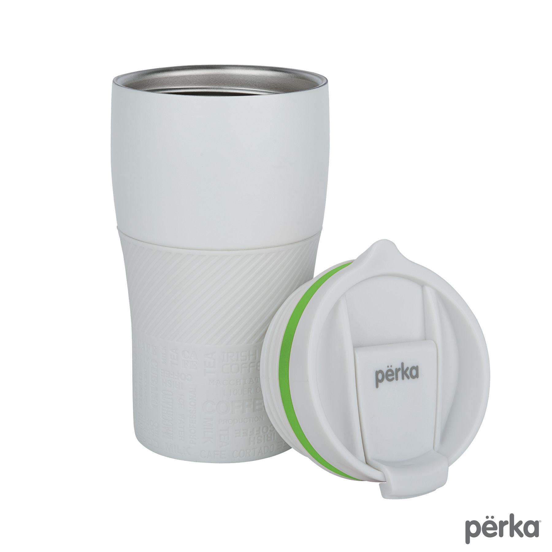 Perka® Cortado 12 oz. Double Wall Recycled Stainless Steel Coffee Tumbler 172