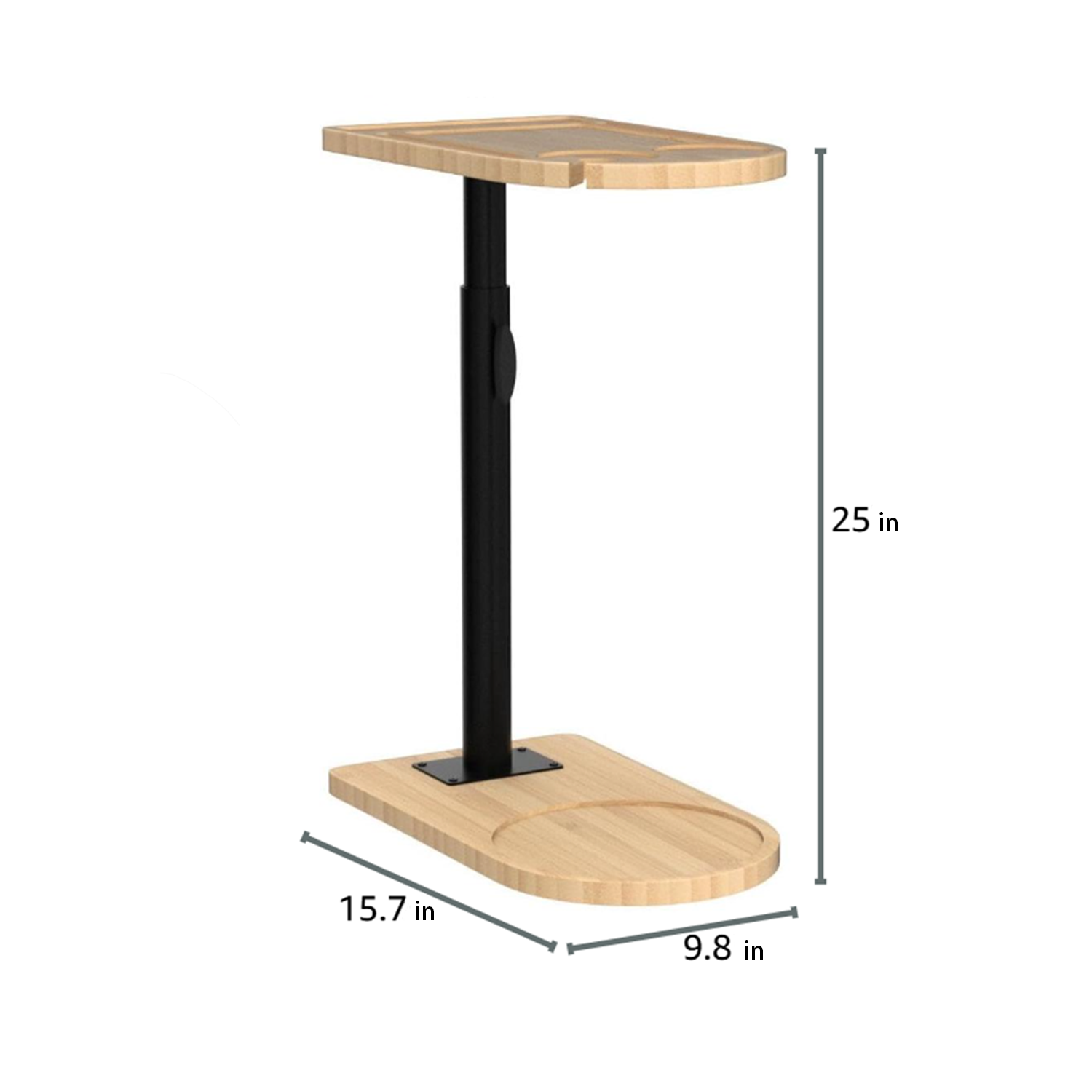 360 Degree Swivel Sofa Tray For Couch Arm Side Table 4