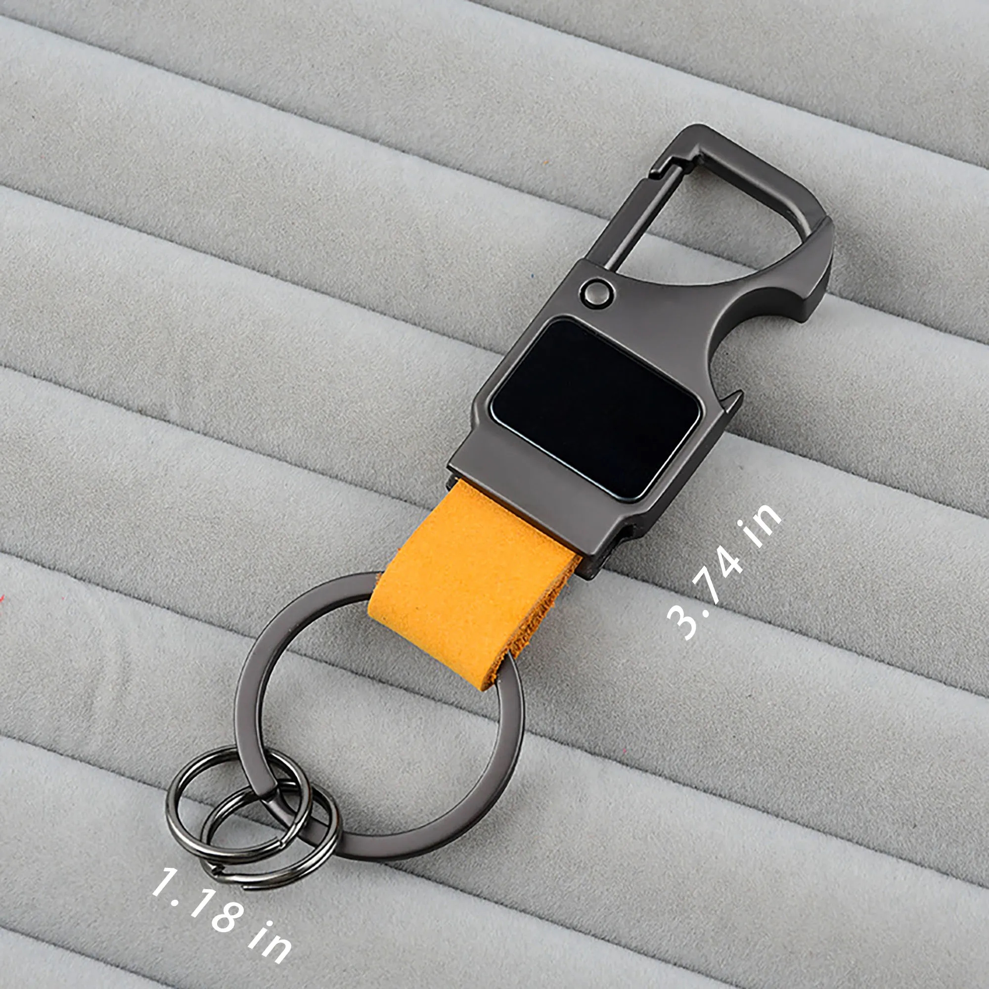 ABS Zinc Alloy Keychain With Logo For Carrying 4