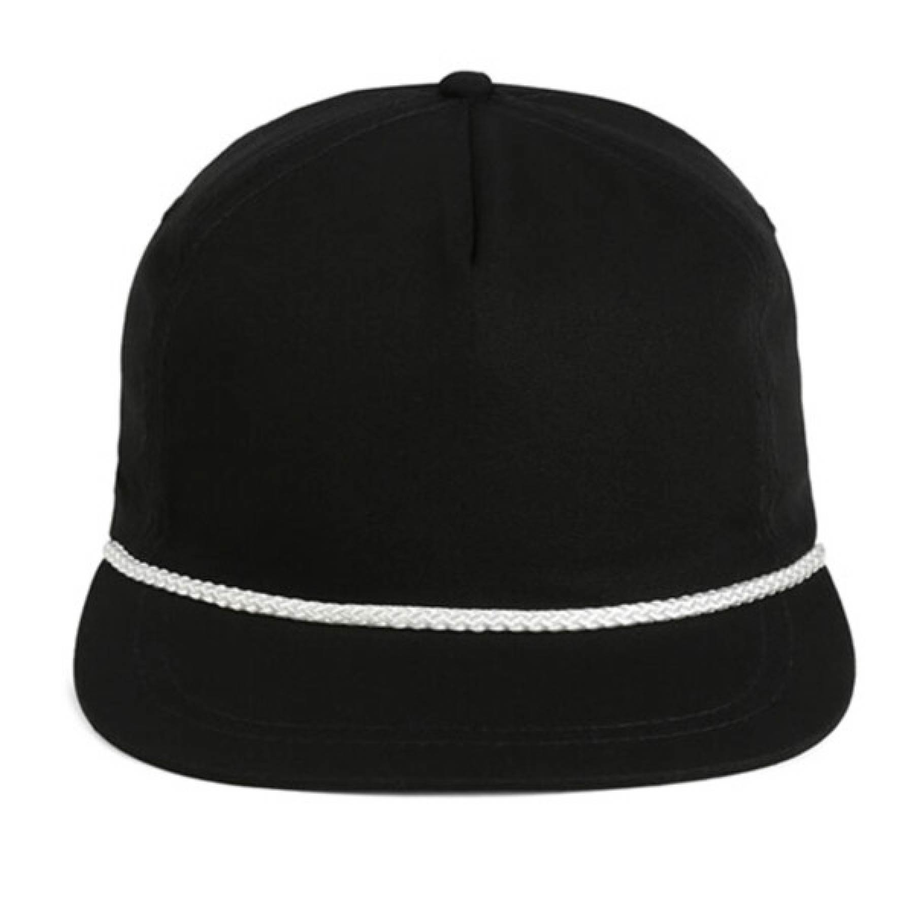Imperial DNA001 5-Panel Original Rope Cap w/ Leatherette Patches or Embroidery 3
