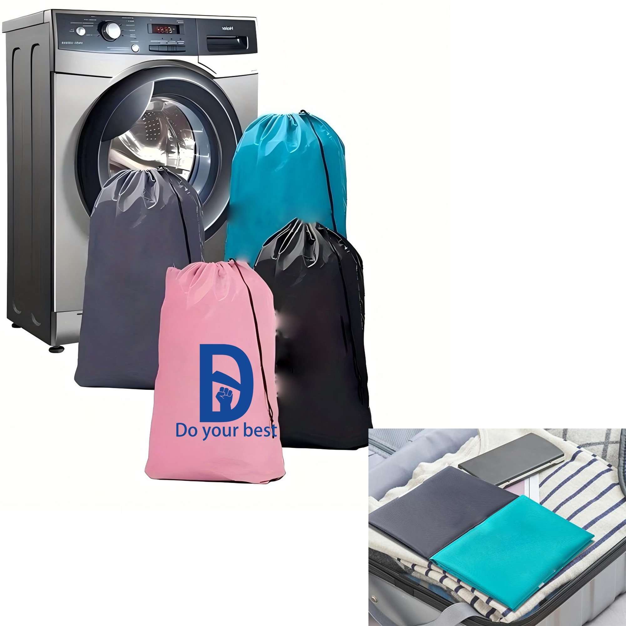 Oxford Waterproof Organizer for Dirty Clothes 2