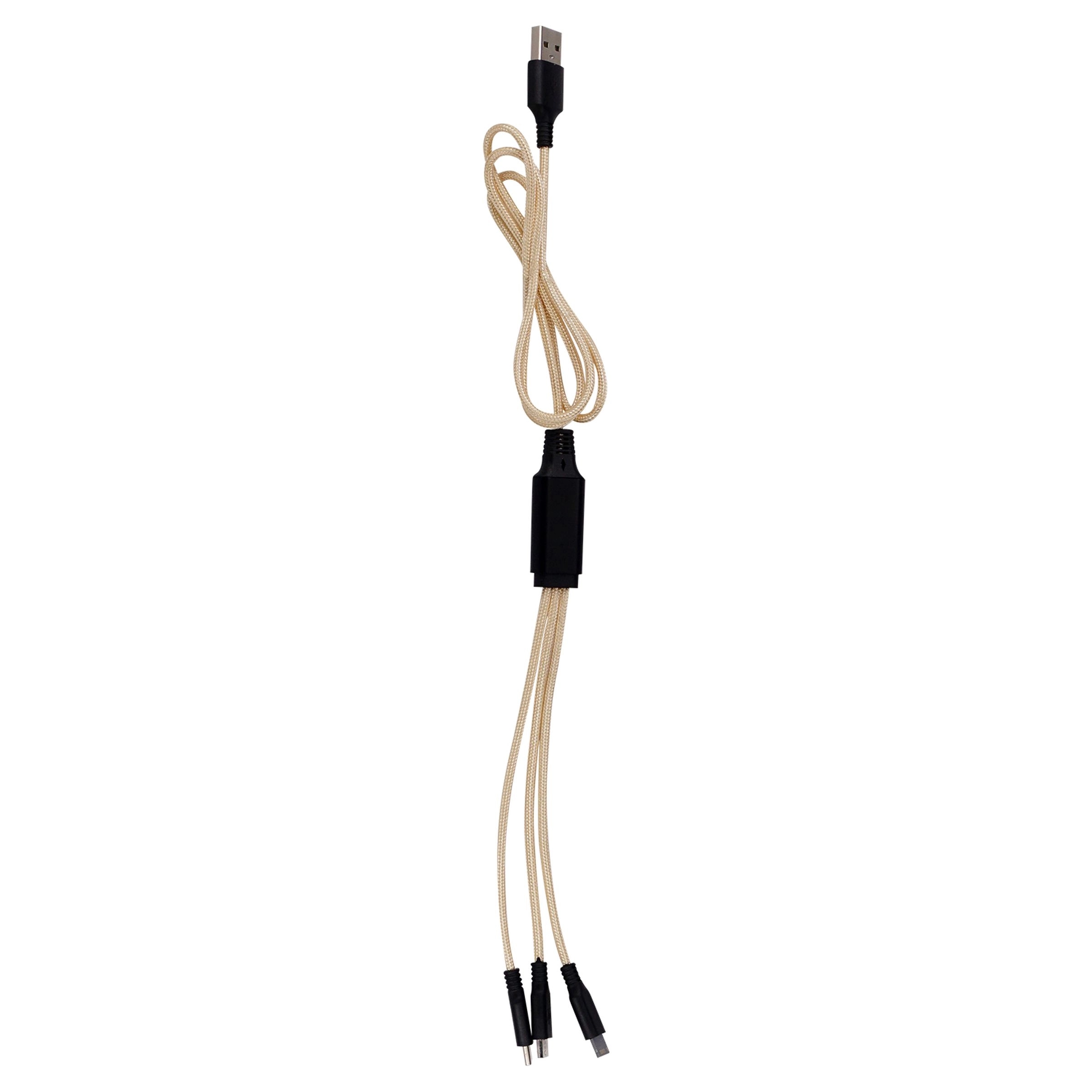 3' METALLIC LOGO LIGHT UP CABLE WITH TYPE C USB 9