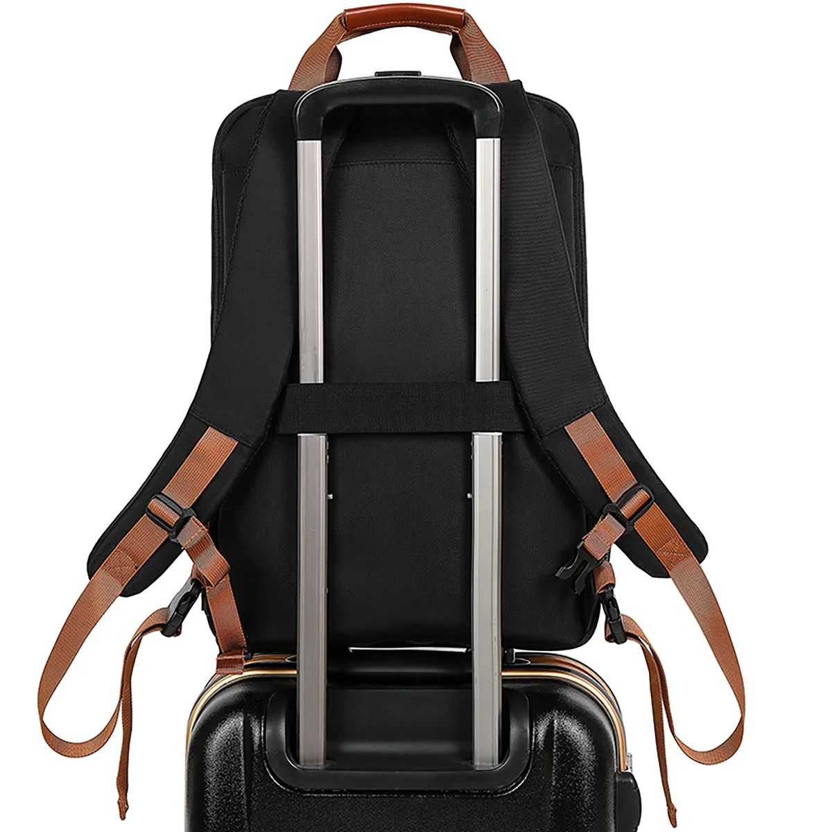 15.6 Inch Laptop Backpack with USB Charging Port ComputerBag 4