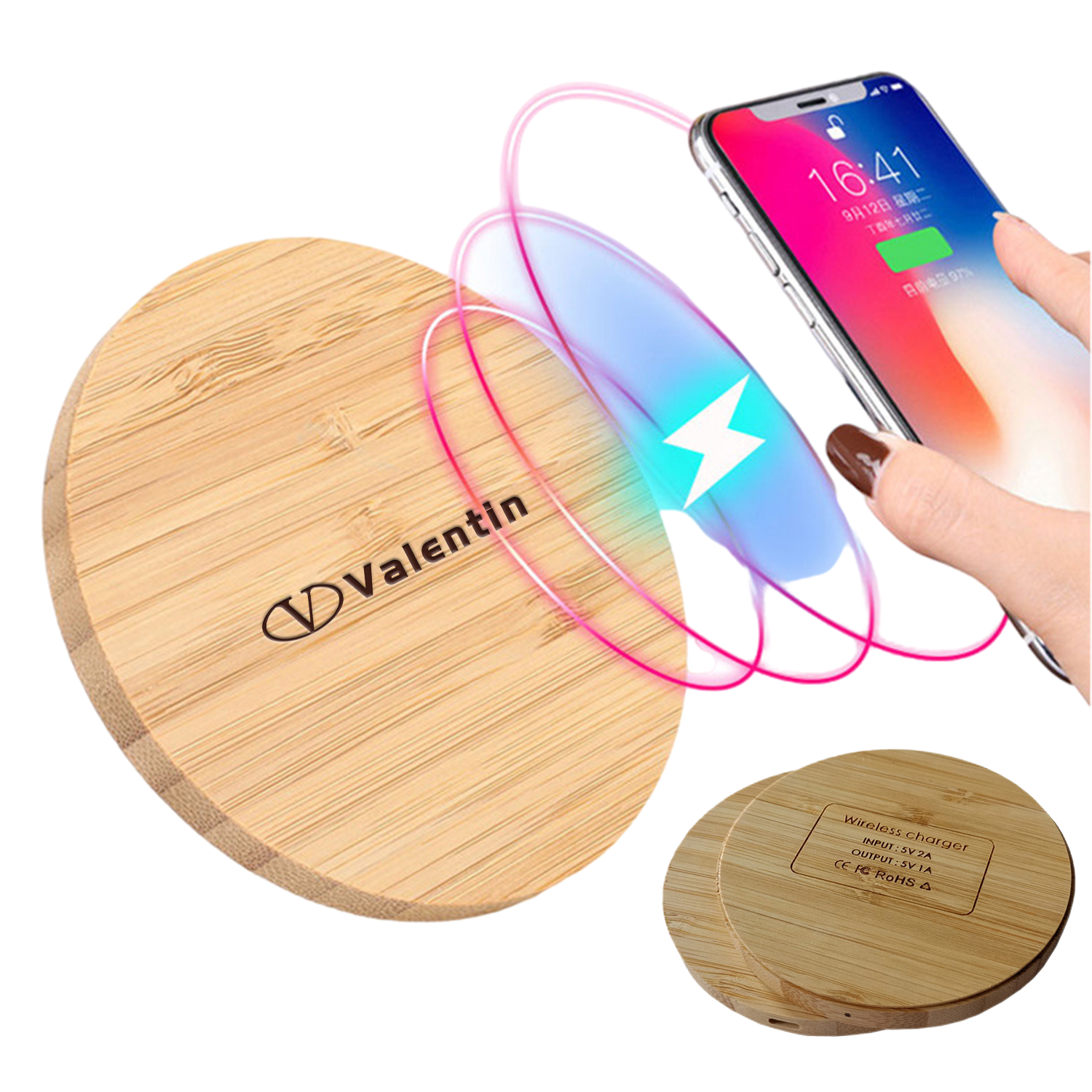 Bamboo 5W Wireless Charger 2