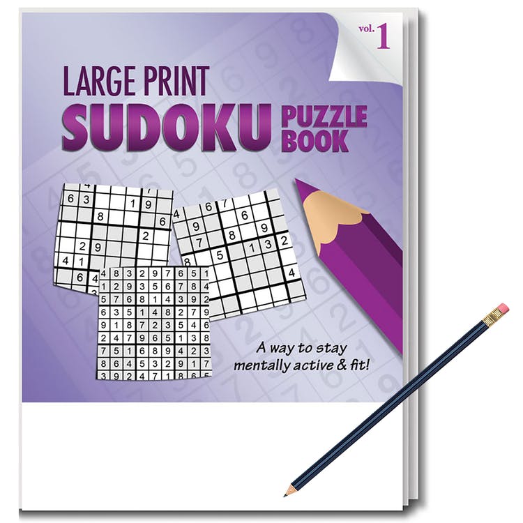 Sudoku Puzzle Books - 32 Pages Pencil Included Large Print 2