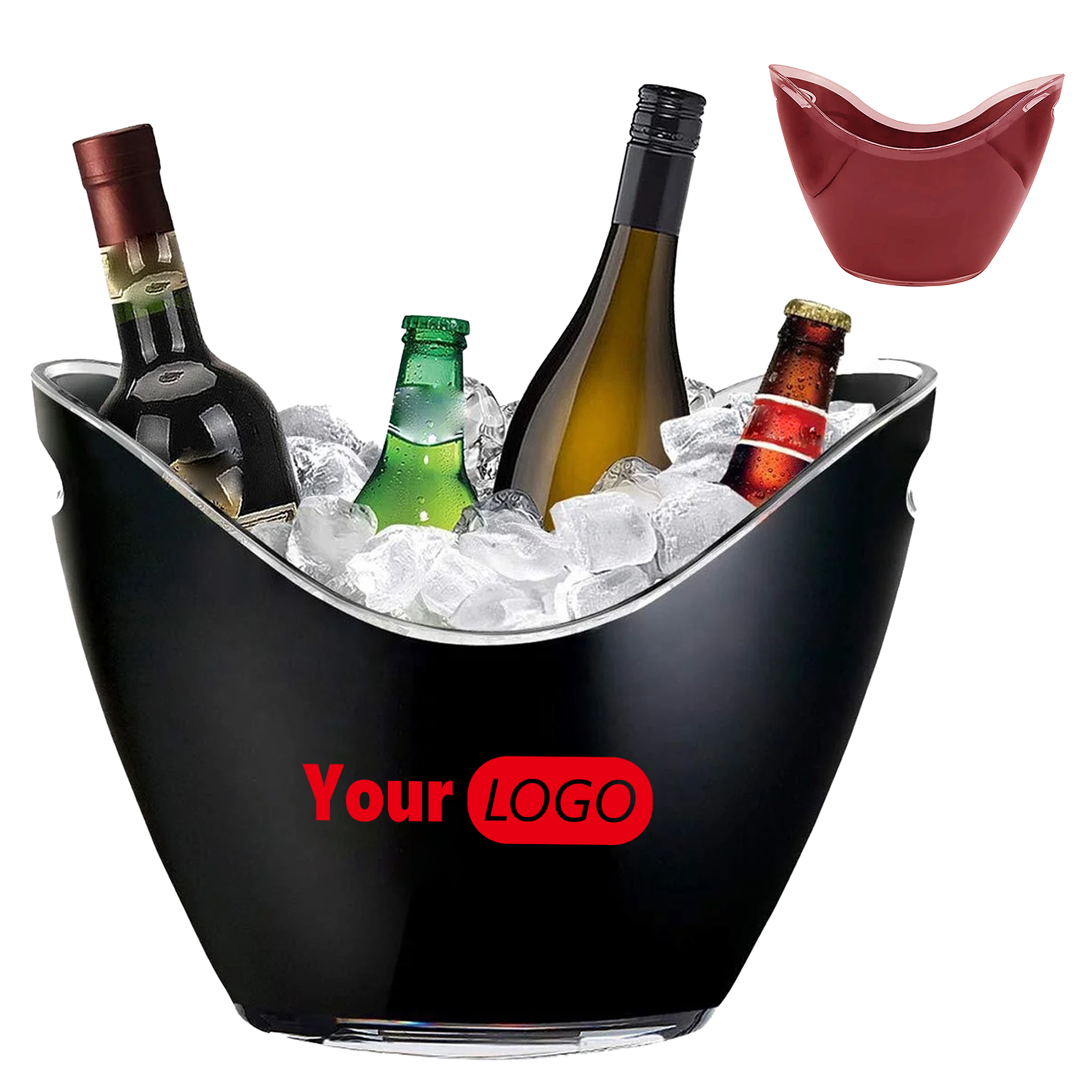 Pvc Portable 8L Ice Bucket ?C Stylish And Convenient For Any Occasion 1