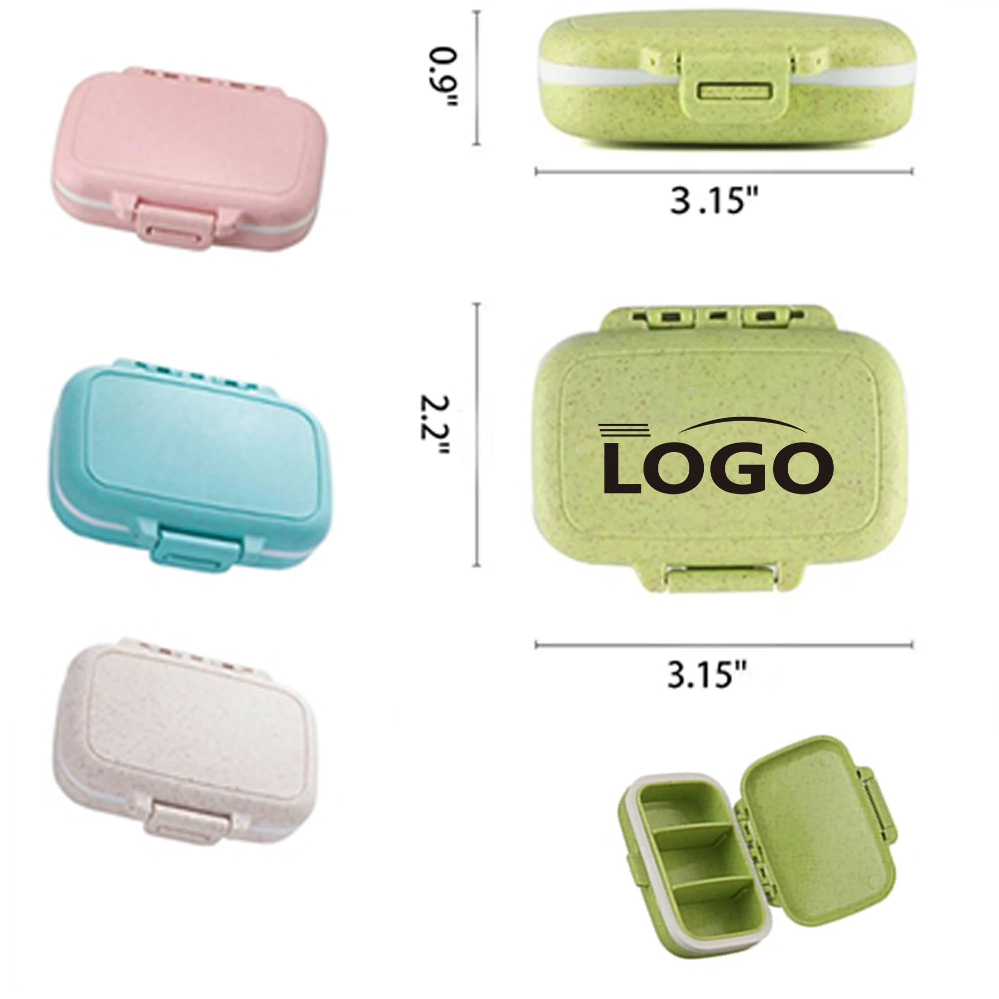 Hygienic Portable Pill Organizer 5
