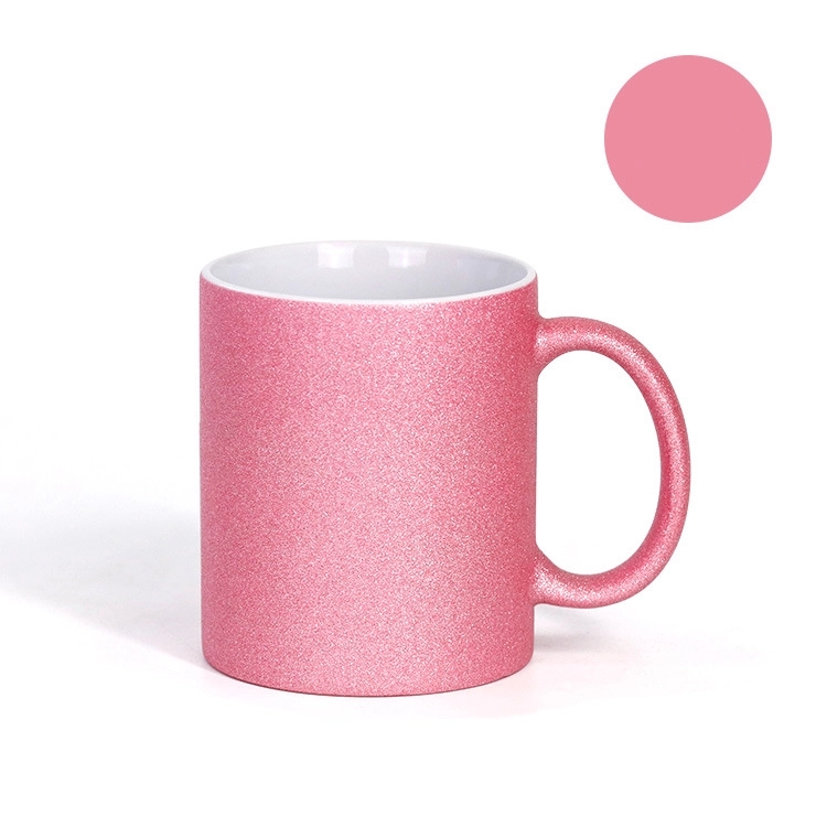 11 oz Full Color Sublimation Sparkly Ceramic Mug 4