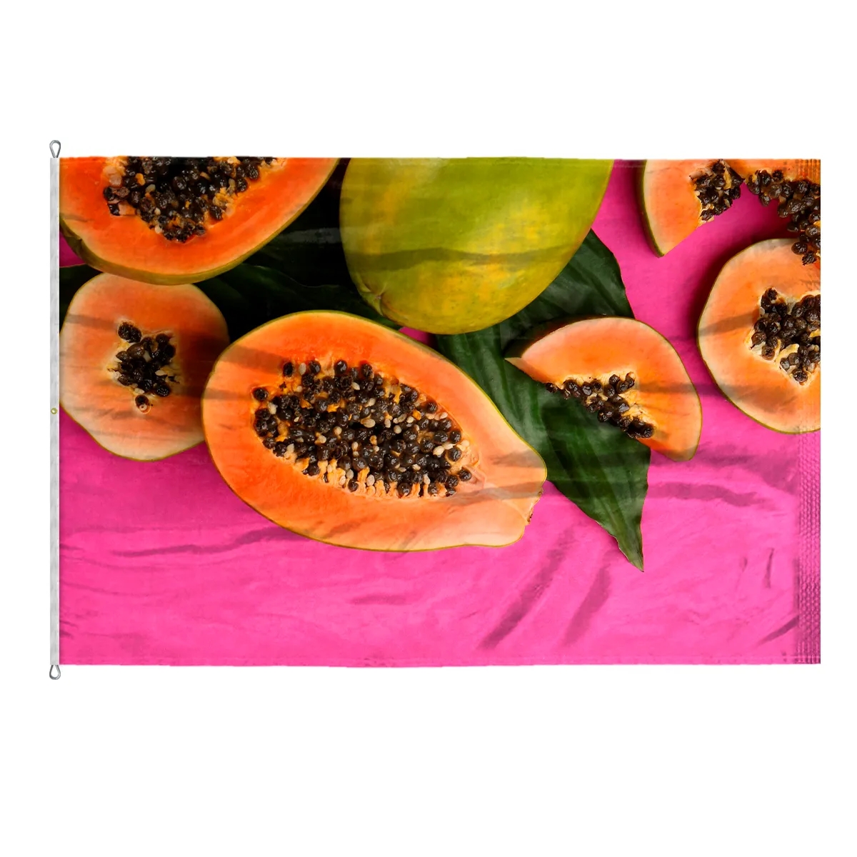 Custom Digitally Printed Flags 12' x 18' Silk Poly 2