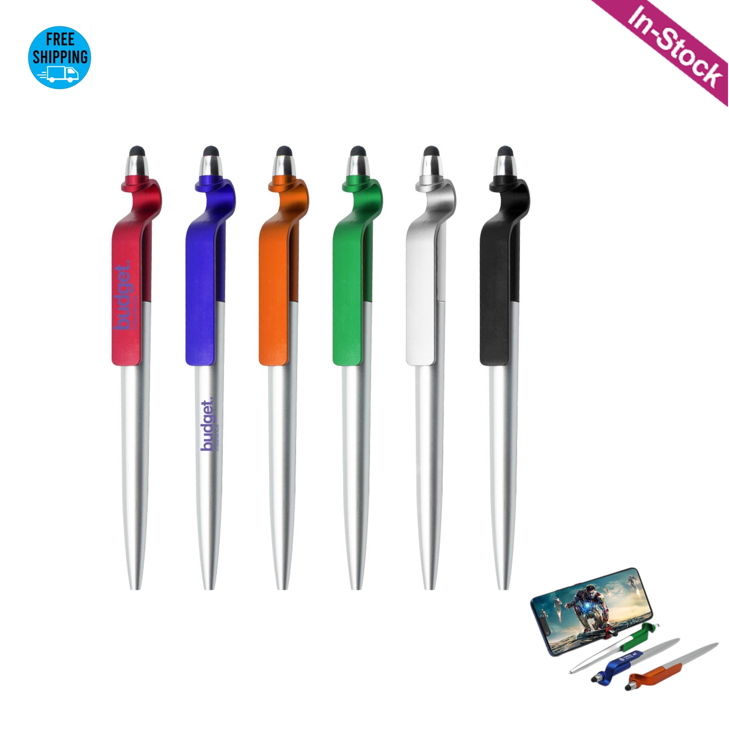 Phone Stand Stylus Gel Pen 3