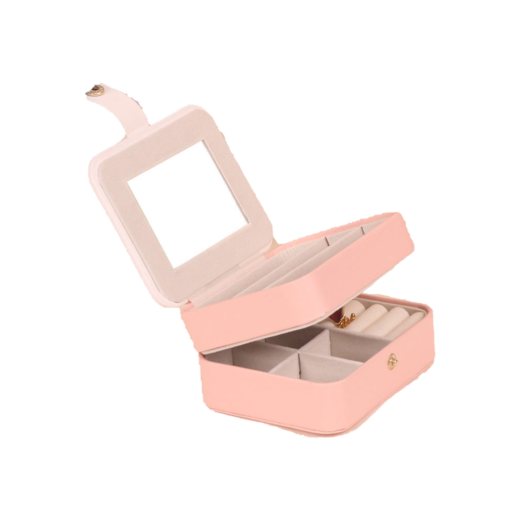 Multifunctional Leather Jewelry Box 2