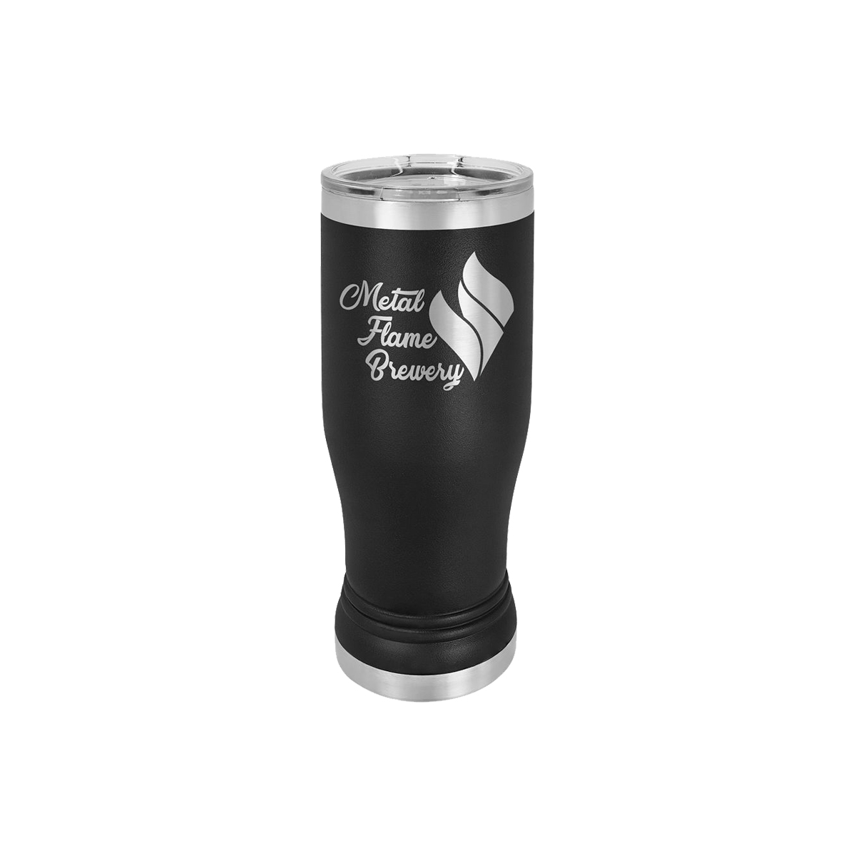 Polar Camel 14oz Stainless Steel Pilsner w/ Clear Lid 25
