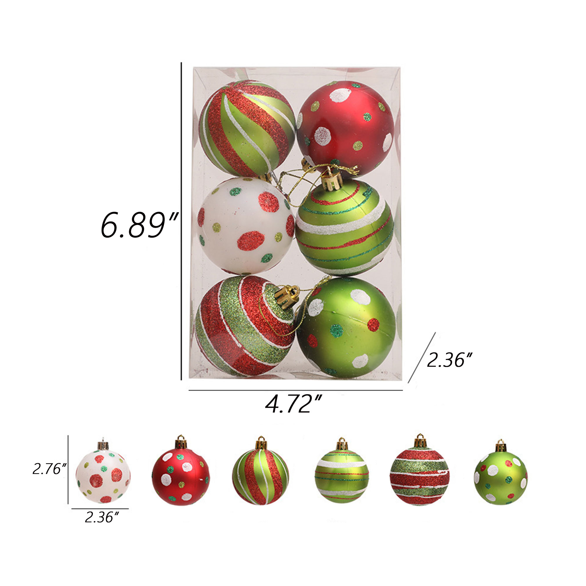 Christmas Tree Ornaments Hanging Ball 3