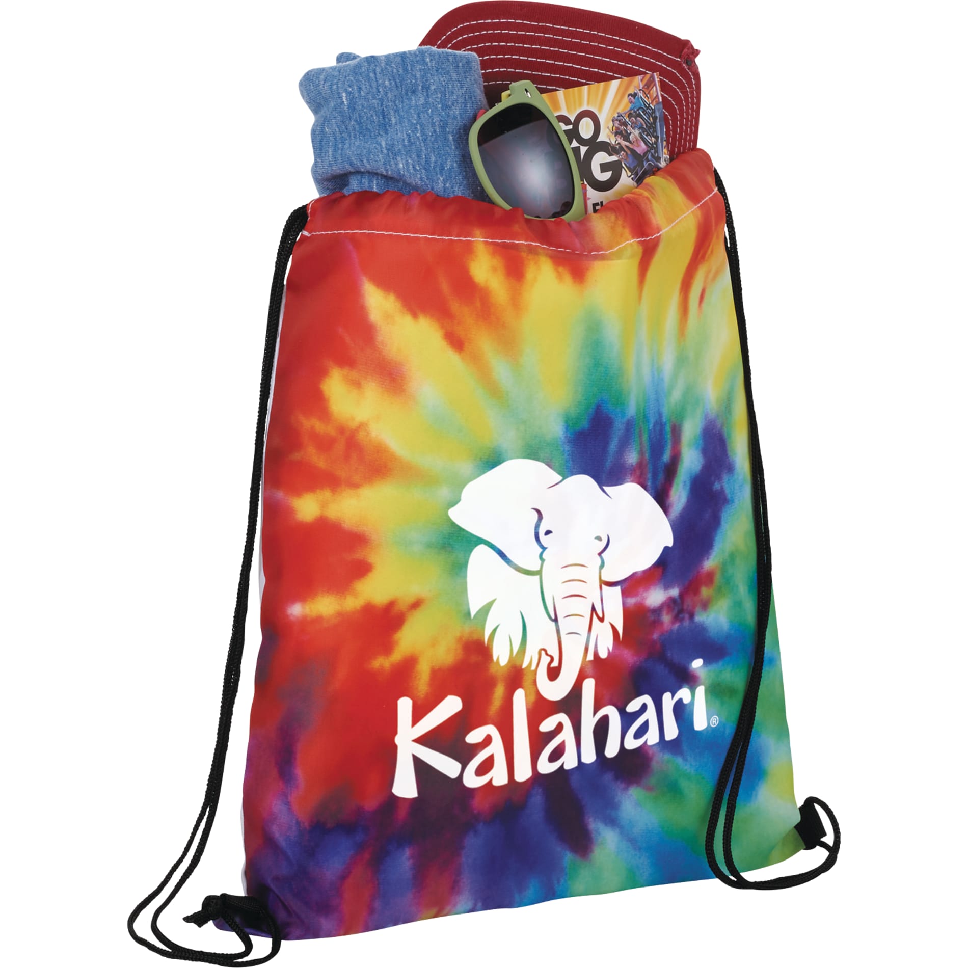 Tie Dye Drawstring Bag 7