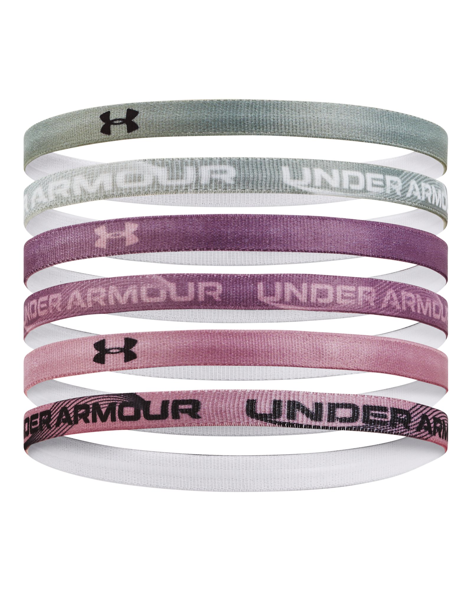 UA Graphic Girls' 6 Pack Headbands 20