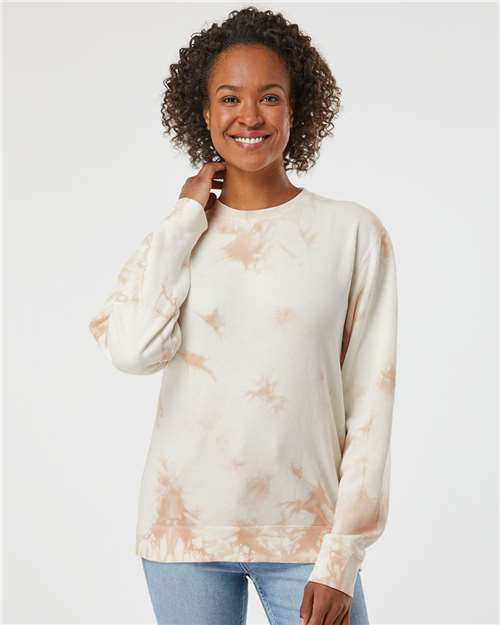 Unisex Midweight Tie-Dyed Crewneck Sweatshirt - PRM3500TD 42