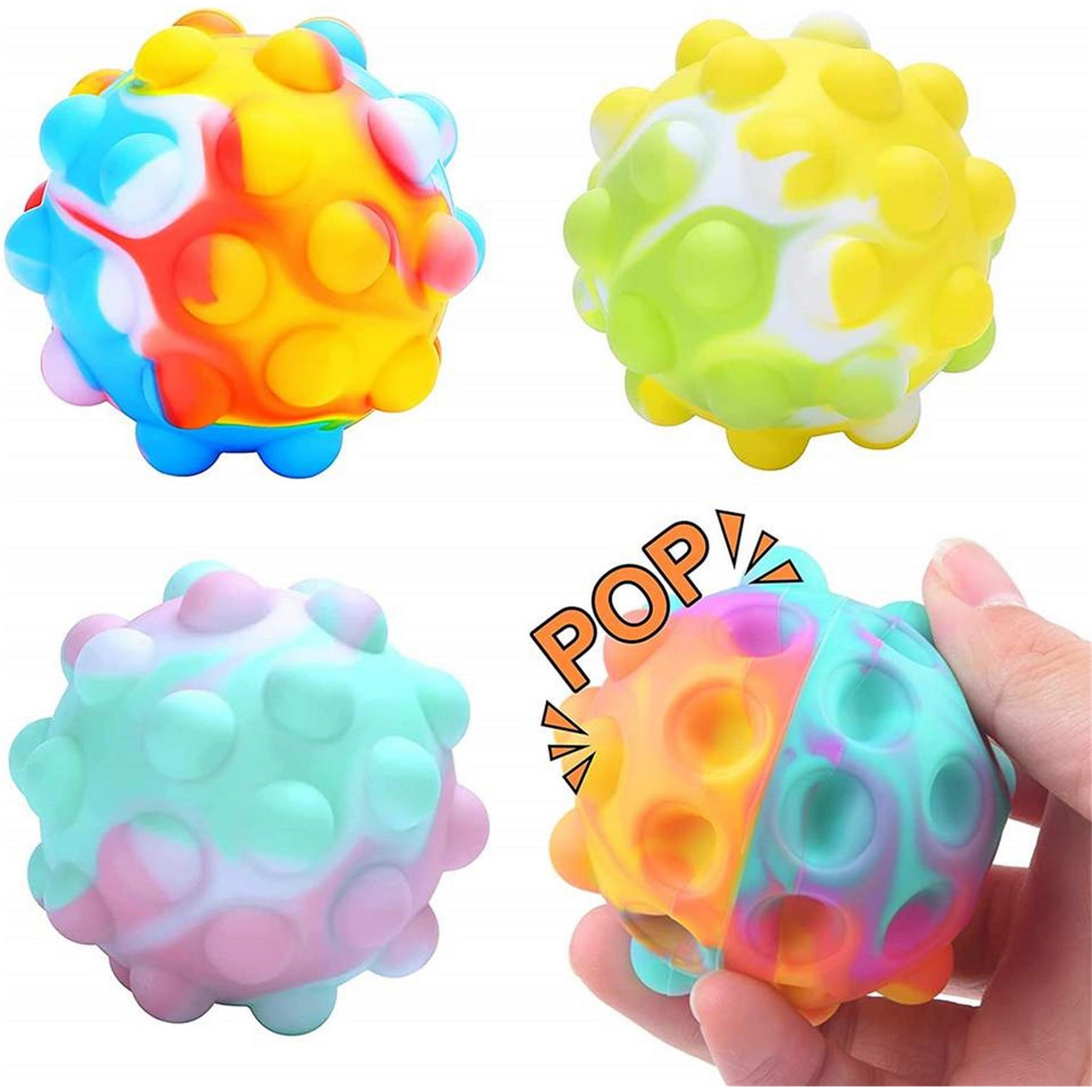Push Bobble Fidget Stress Ball 2