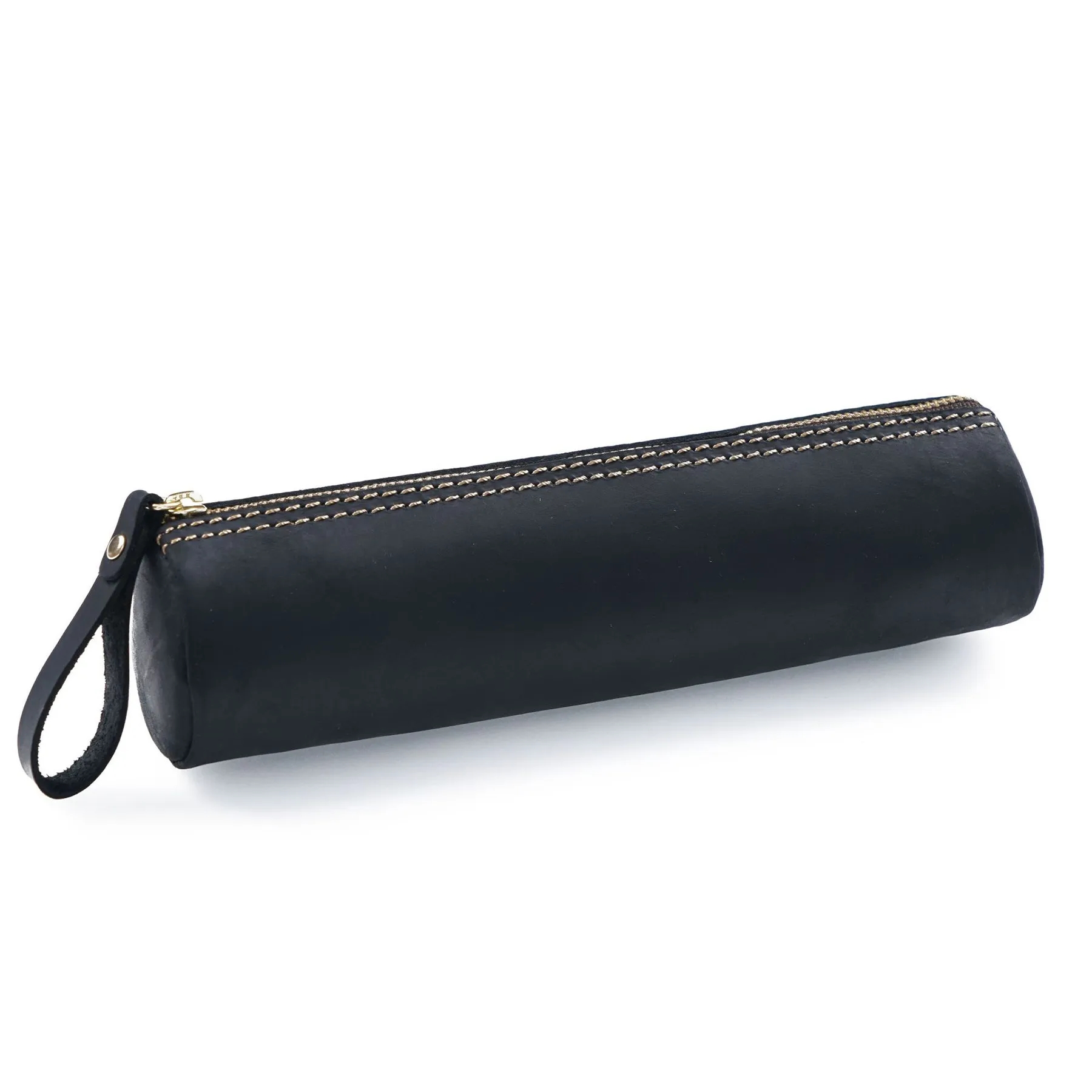 Leather Zipper Pencil Case 5