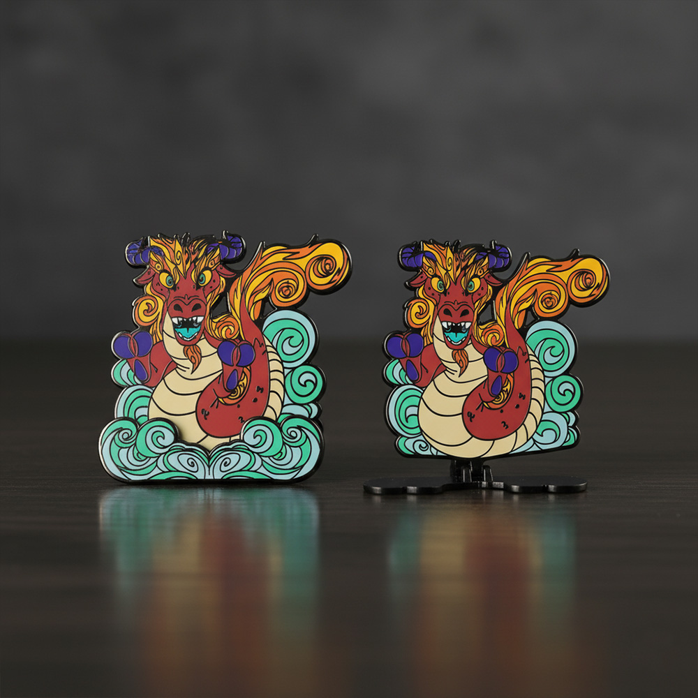 Custom Layered Standing Pin 8