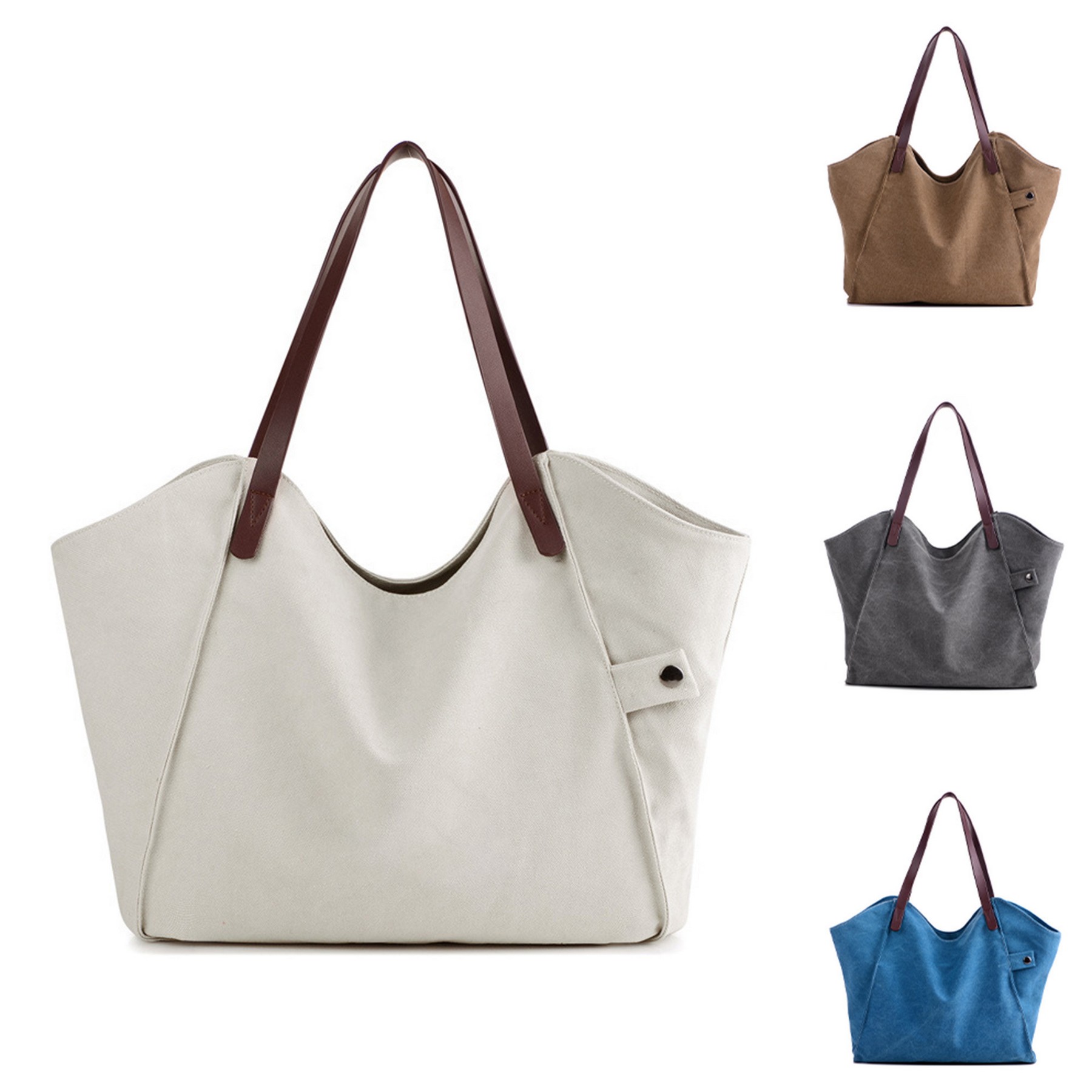 High Fashion Urban Canvas Tote Bag, custom tote bag with logo imprint 4