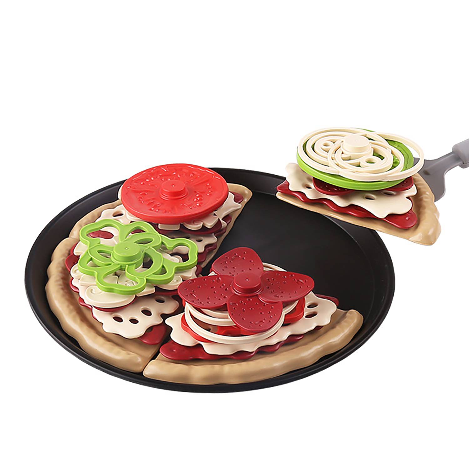Educational Kids Manual Pizza Making Simulation Toy 3