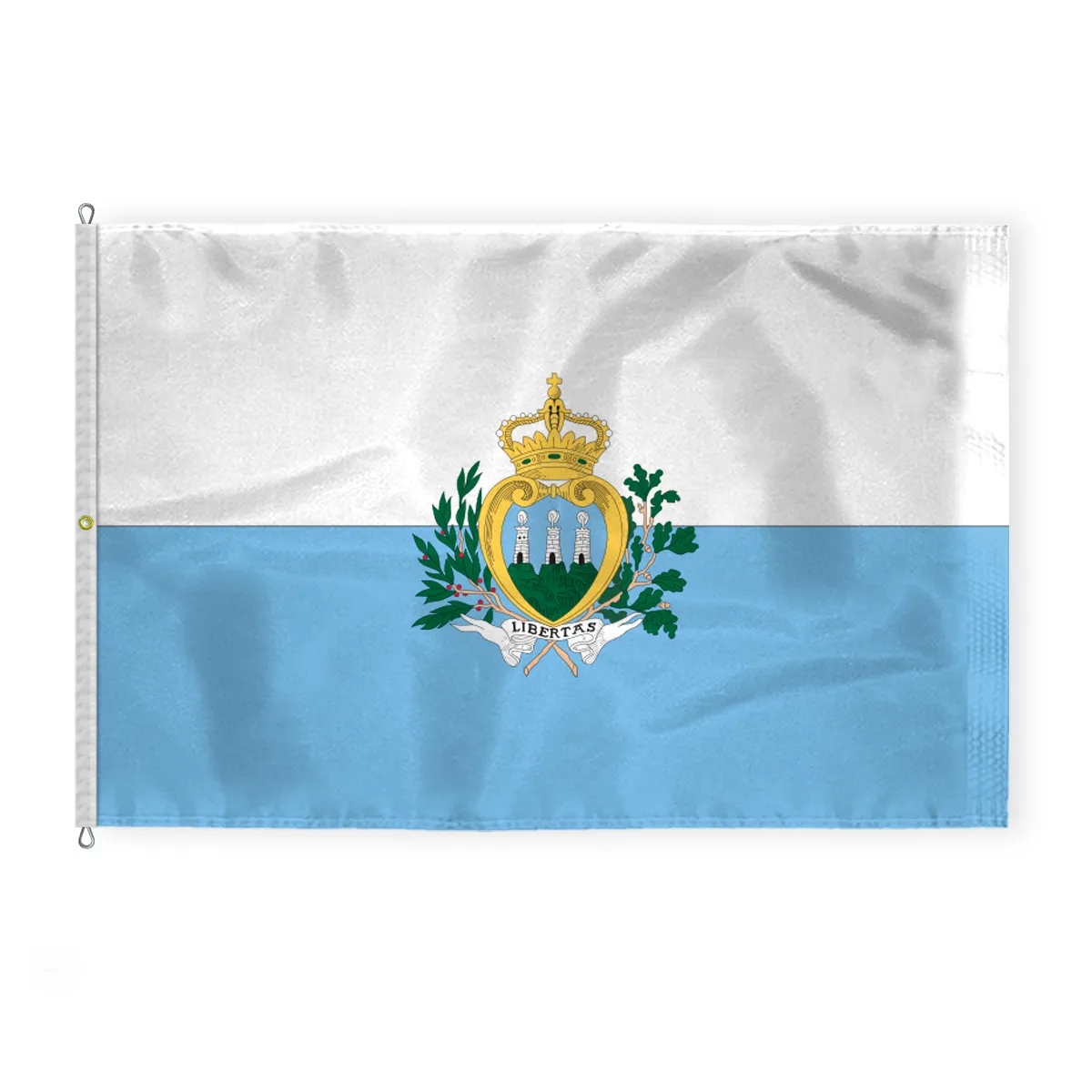 World Flag - San Marino With Seal 17
