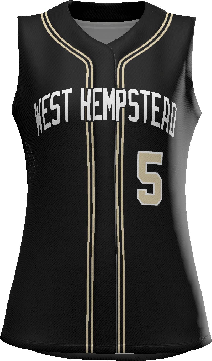 Breeze Full Button Sleeveless Softball Jersey 2