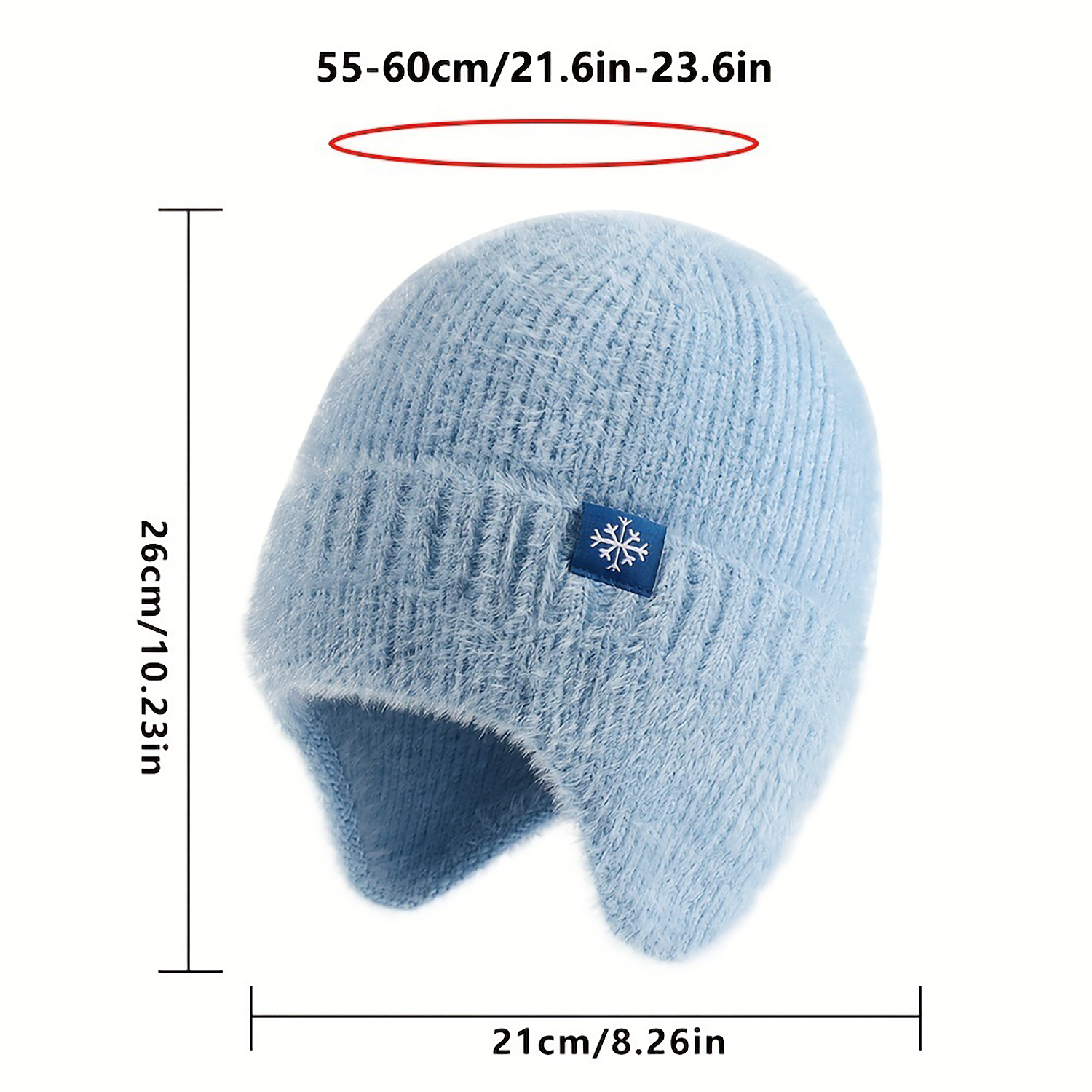 Winter Earflap Knit Hat 11