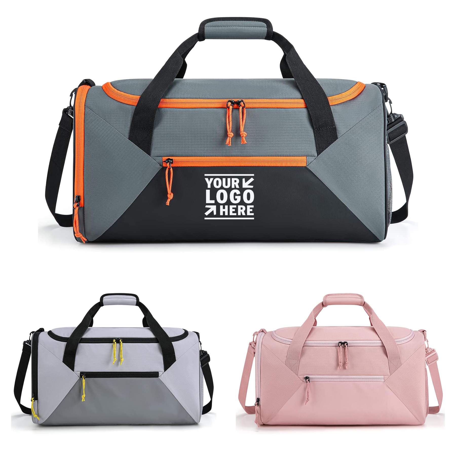 Men 36L Sports Gym Lightweight Weekender Duffel Shoe Bag 2