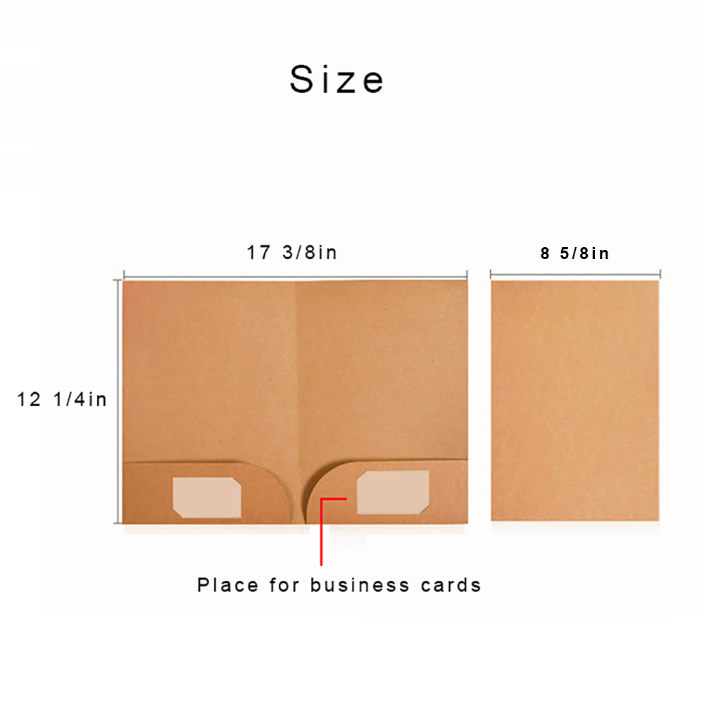 Two Pockets Paper Presentation Folder 3