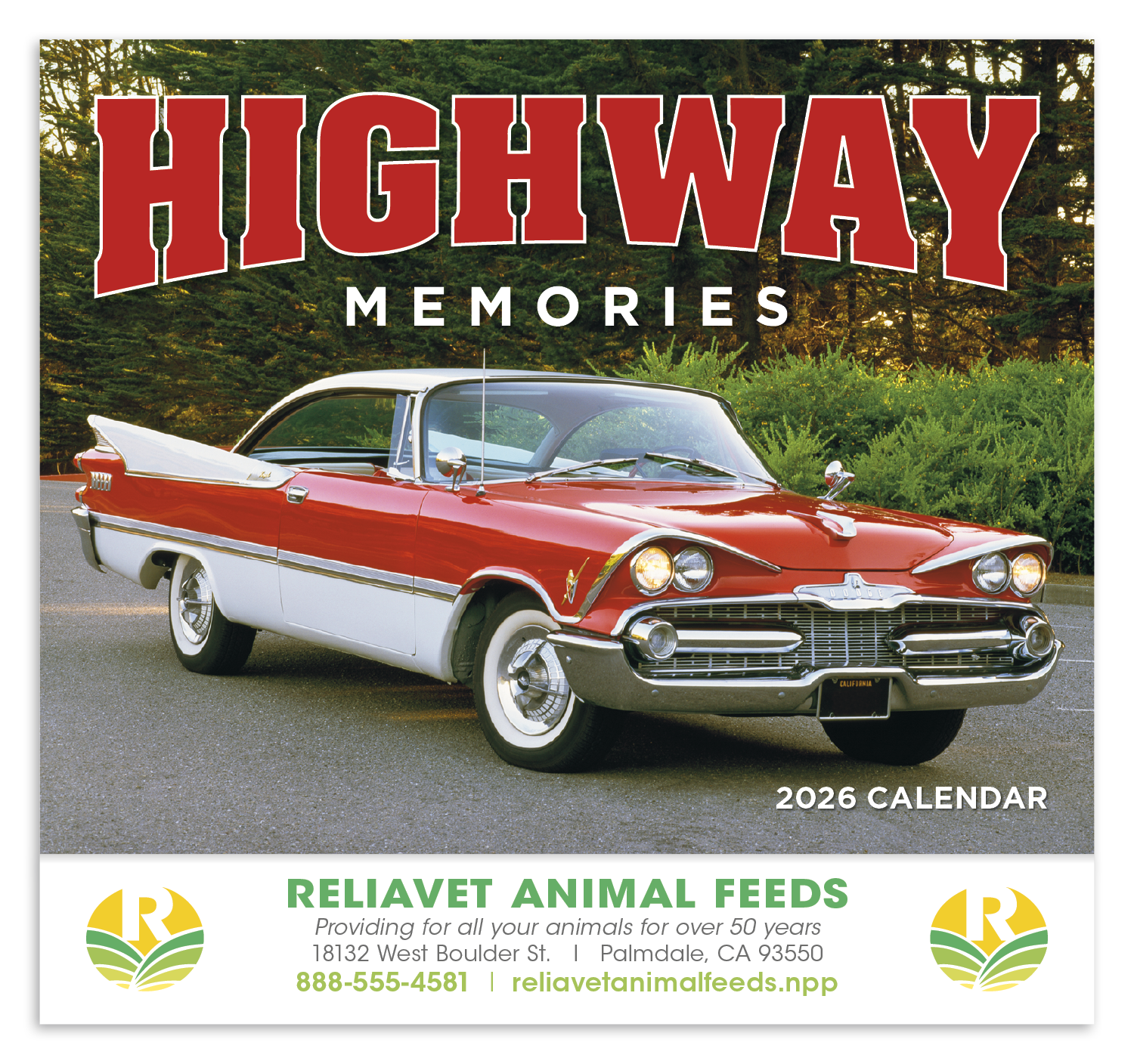 HotLine® Products Highway Memories Appointment Calendar - Stapled 41