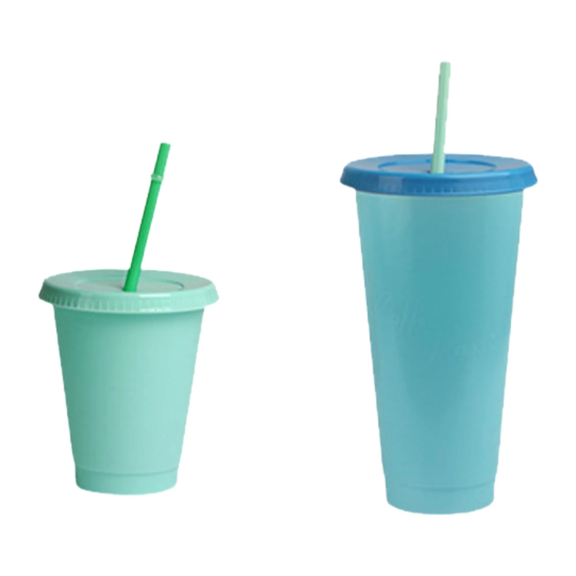 24oz Reusable Plastic Color Changing Cups 2