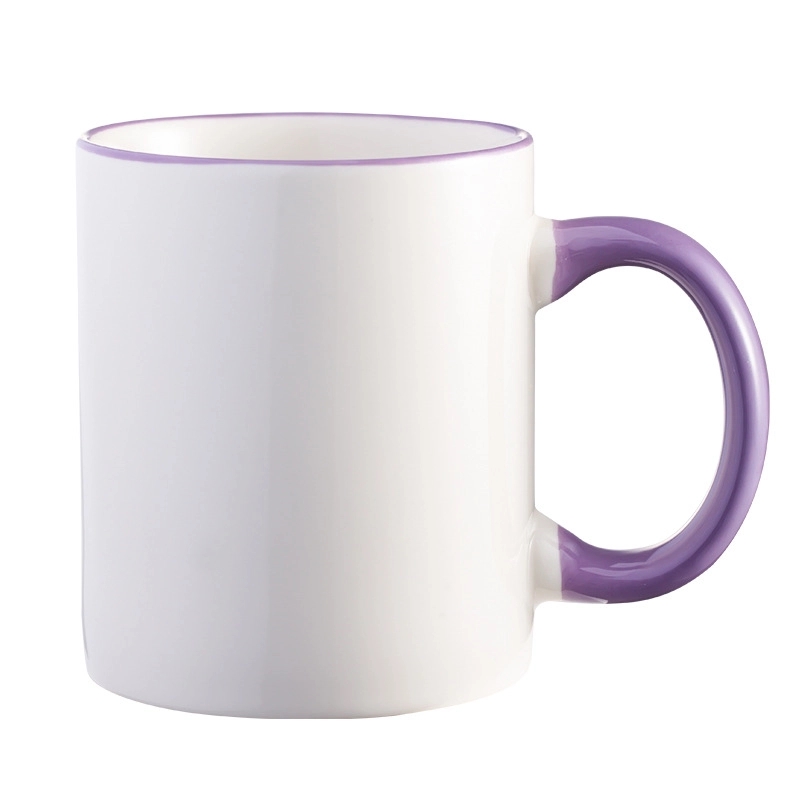 Custom 11 oz Smooth Ceramic Coffee Mug 3