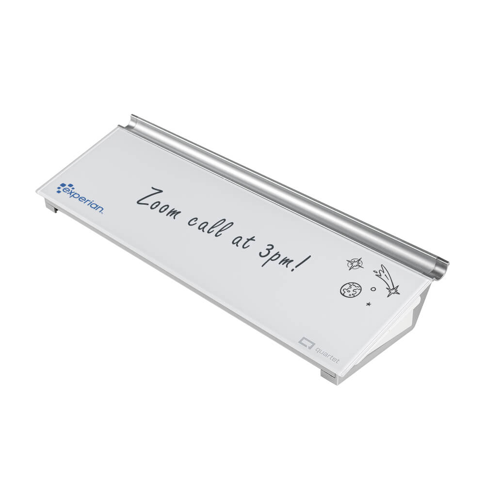 Glass Dry-Erase Desktop Computer Pad