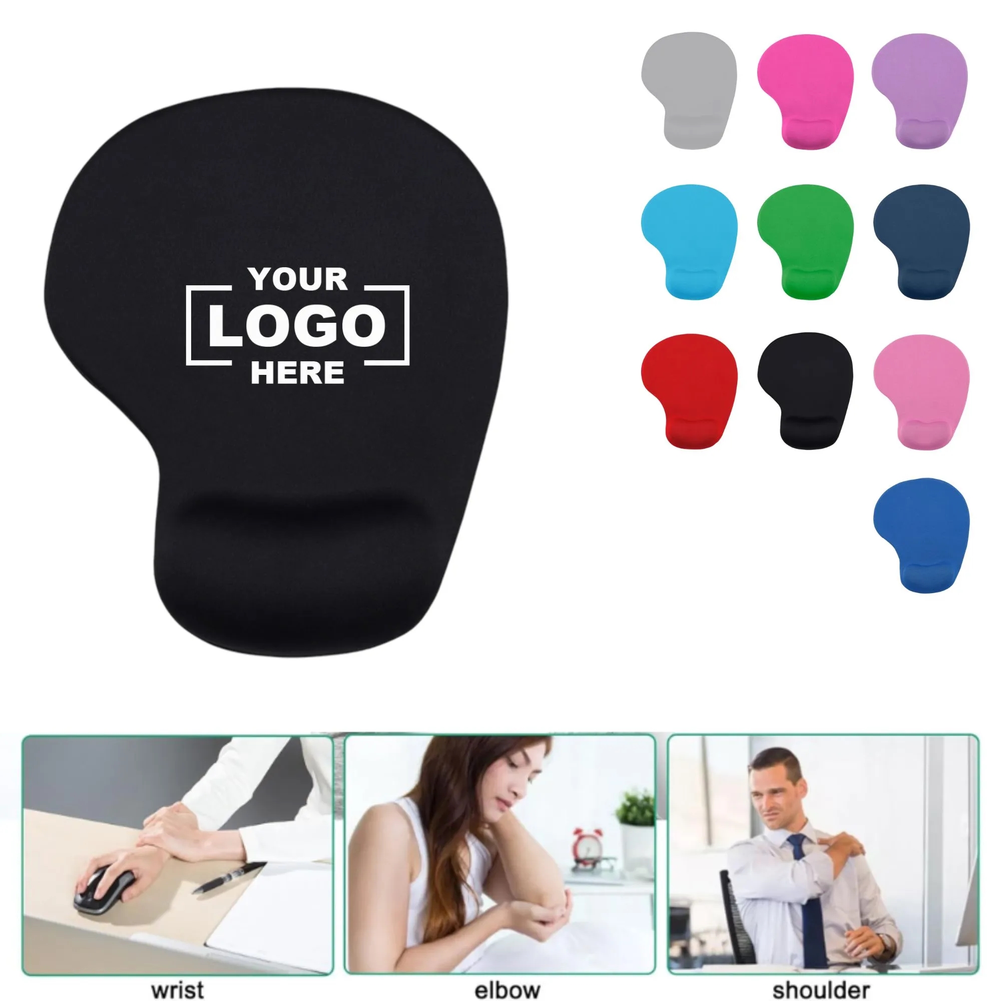 Silicone Wrist Guard Mouse Pad