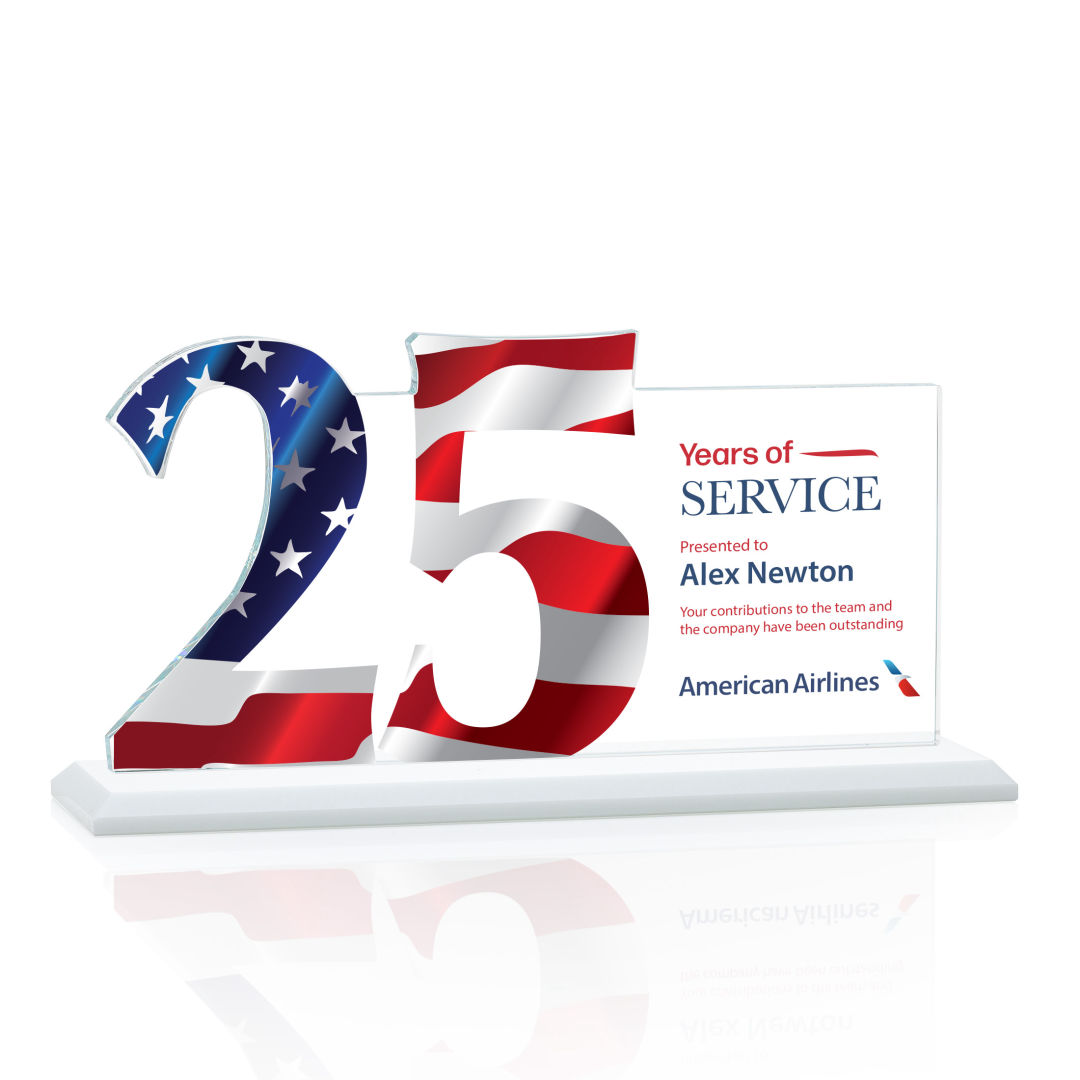 Hazelton VividPrint™ Award - White 13