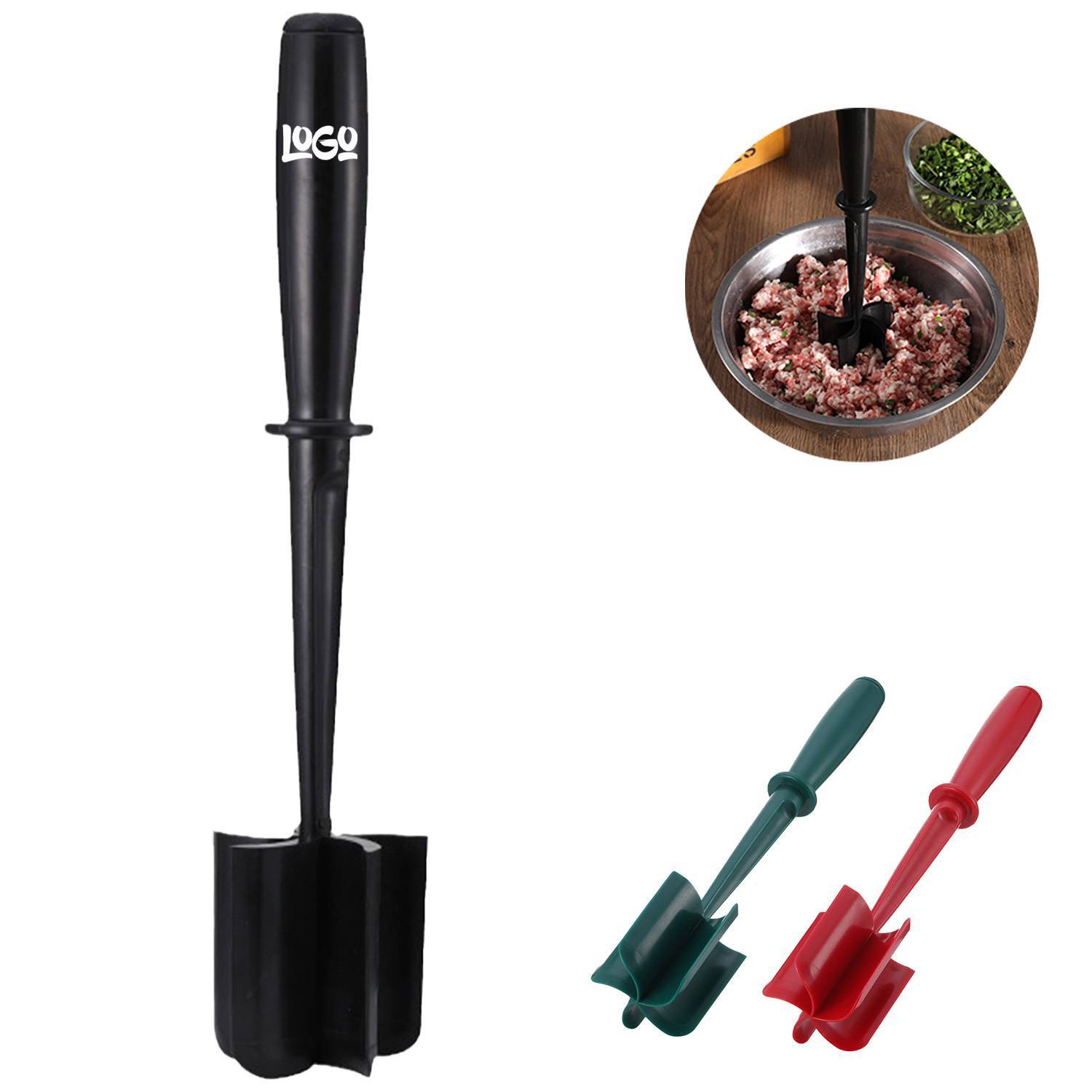 Handheld Plastic Meat Chopper 4