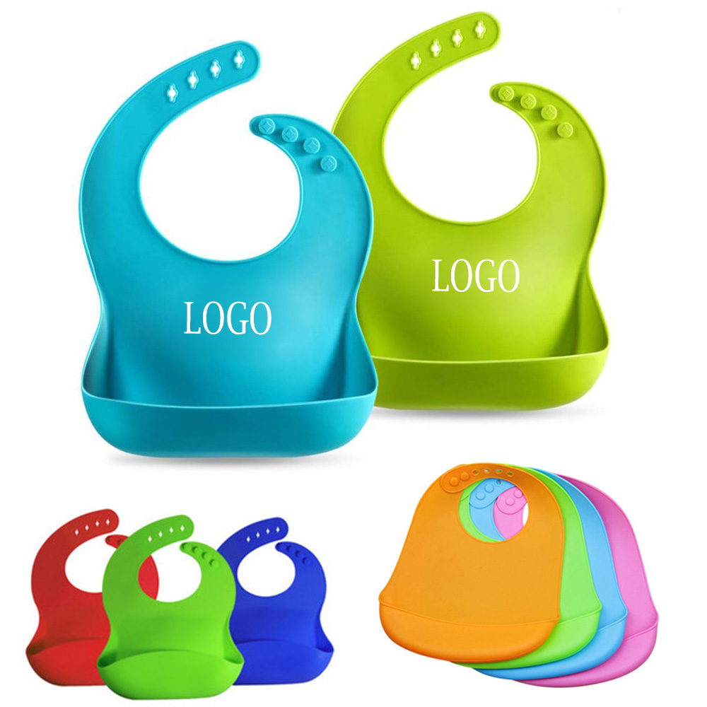 Waterproof Silicone Baby Bibs 2