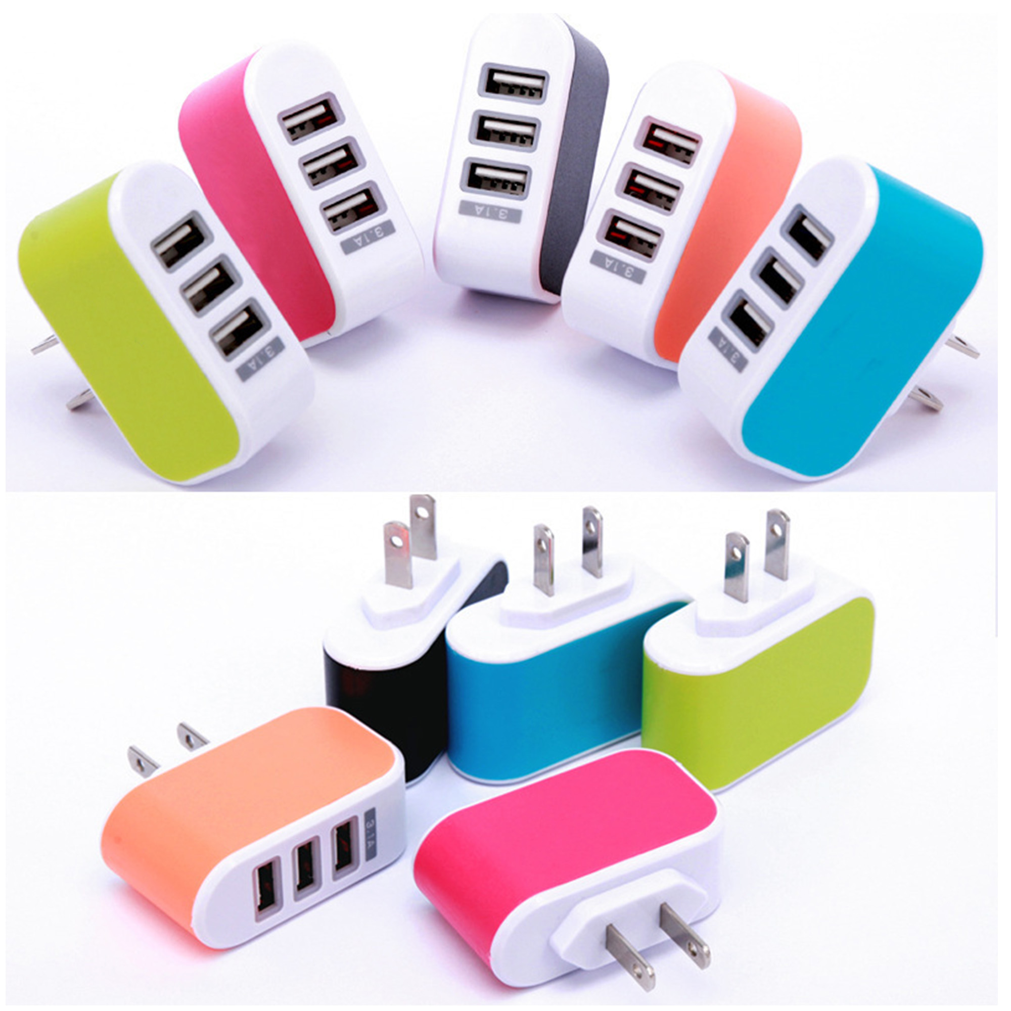 USB Fast Wall Charger Block 2