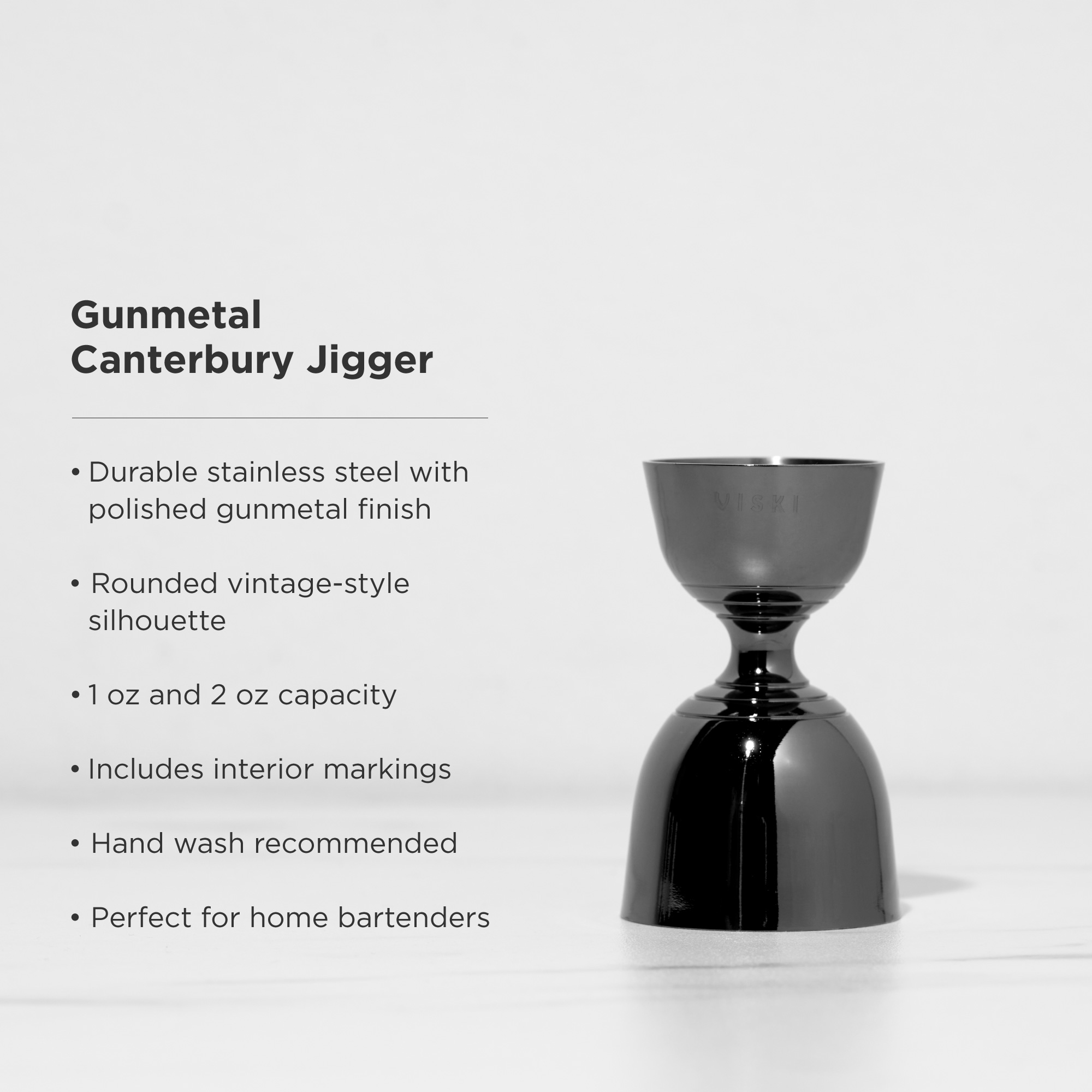 Viski® Canterbury Jigger 7