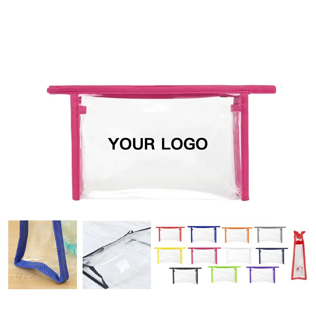 Small Travel Case with Zipper and Handle 2