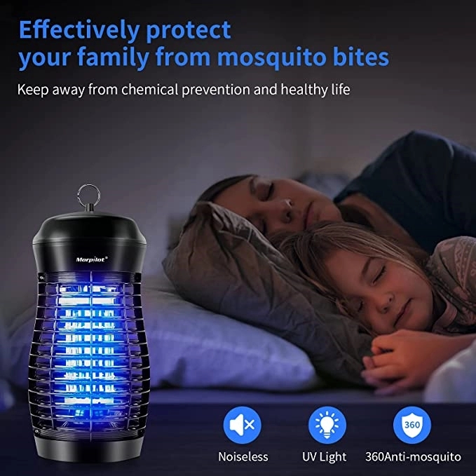 Solar Bug Zapper LED Light Insect Mosquito Killer Lamp 1