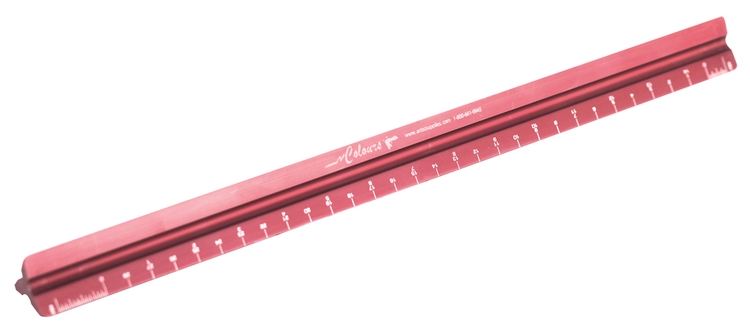 12" Architect Solid Scale - Aluminum 3