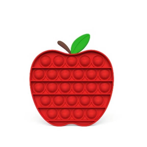 Apple Shaped Pop Bubble Fidget Sensory Toy 3