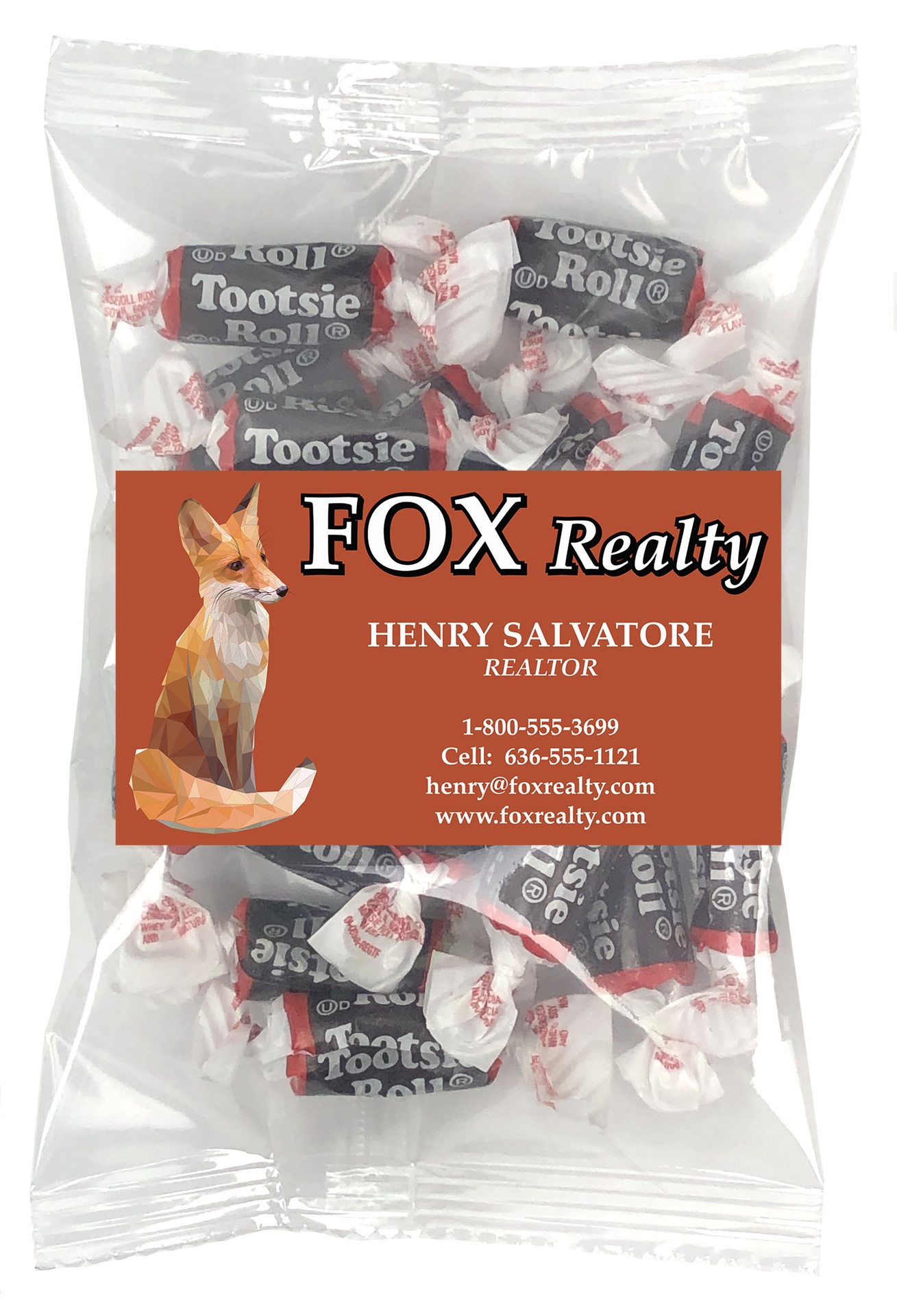 Small Snack Bag with Rectangle Magnet Standard Fill 7